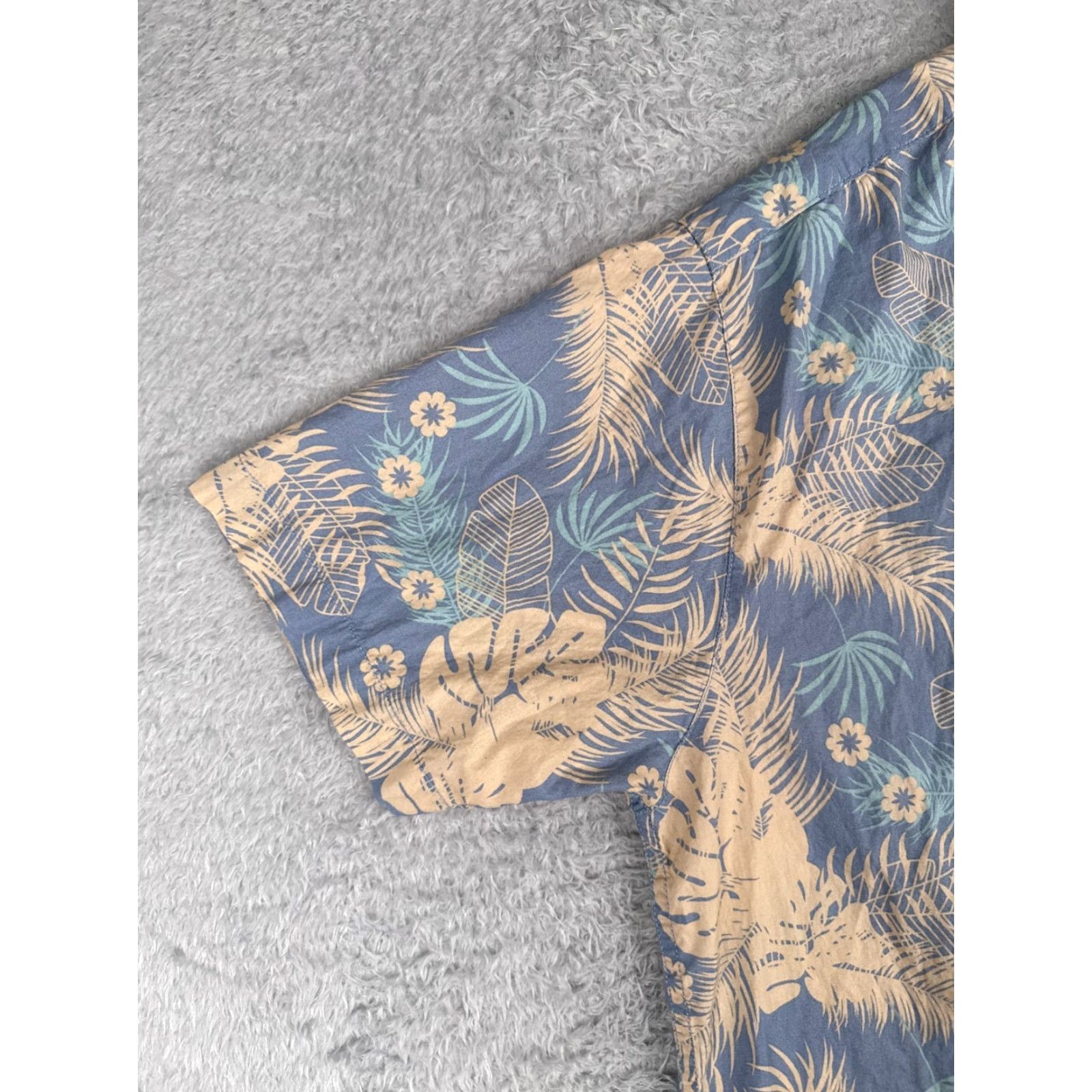 Vintage VINTAGE Pacific Marlin Shirt Men's 2XL Blue Floral Palm Leaf Hawaiian Size US XXL / EU 58 / 5 - 3 Thumbnail