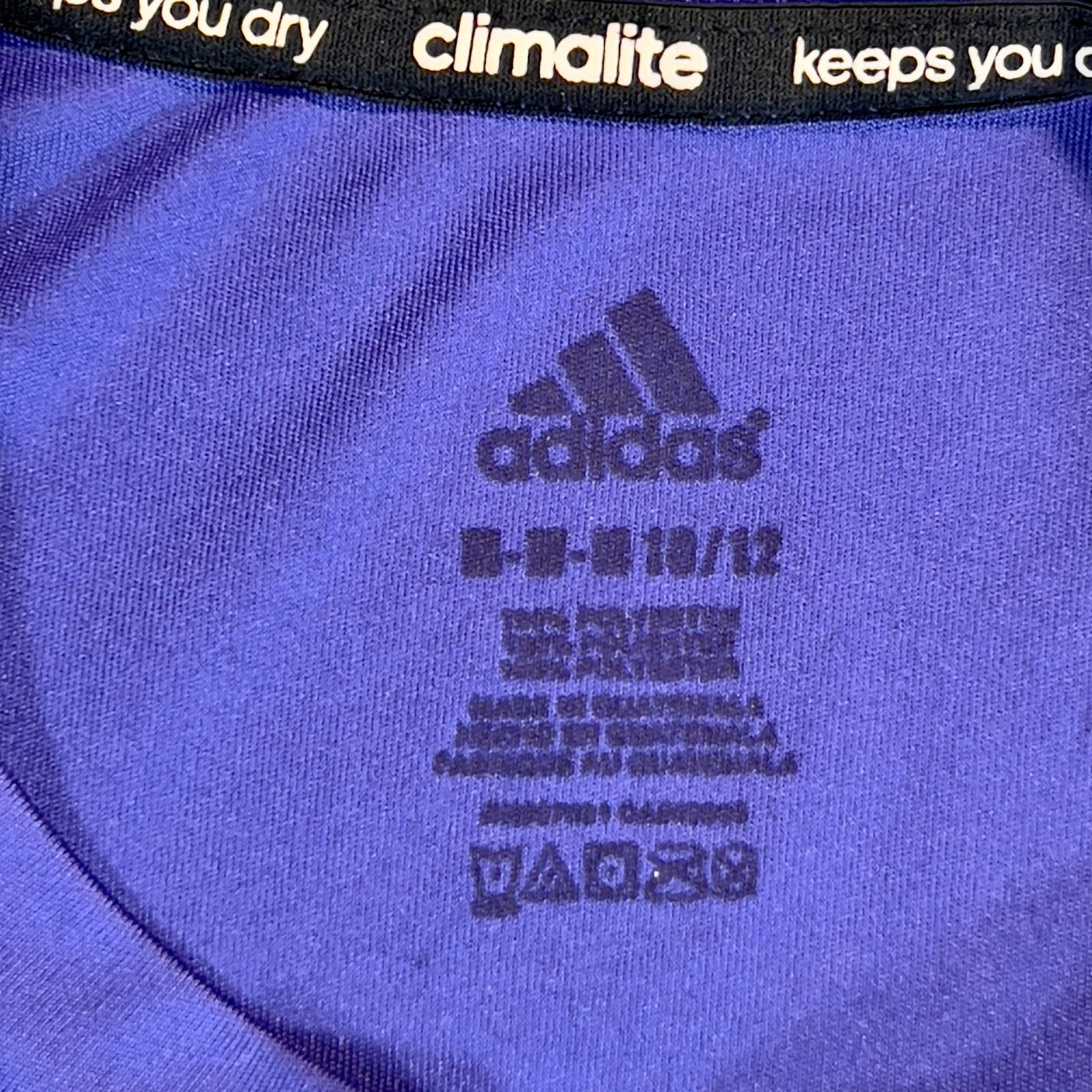 Adidas Adidas Purple Climalite Performance Fabric Tank Top 10/12 Size L / US 10 / IT 46 - 2 Thumbnail