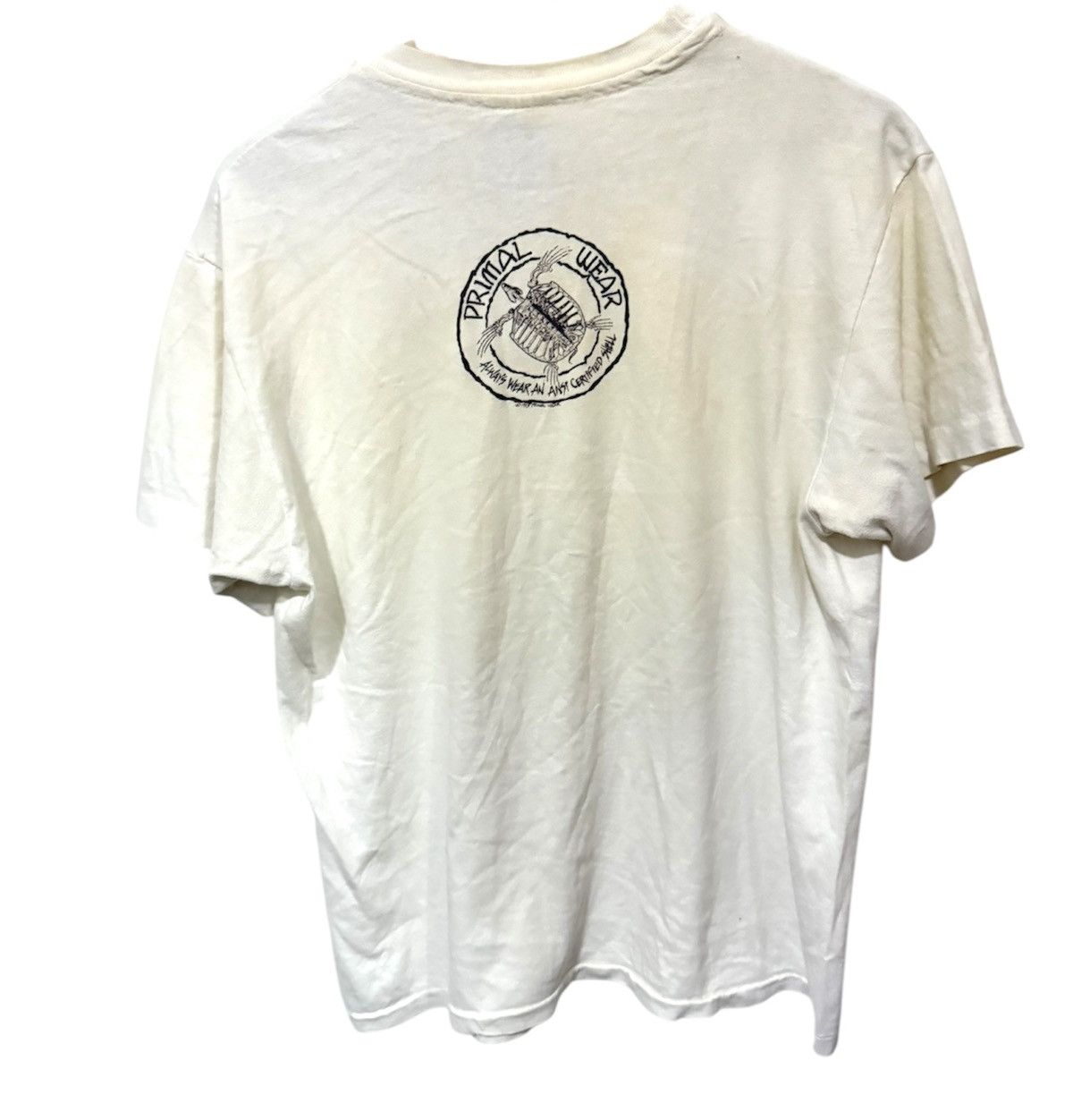 Vintage Vintage 90s Bike Helmet Skull Primal Wear Hammer Heads Shirt Size US M / EU 48-50 / 2 - 2 Thumbnail