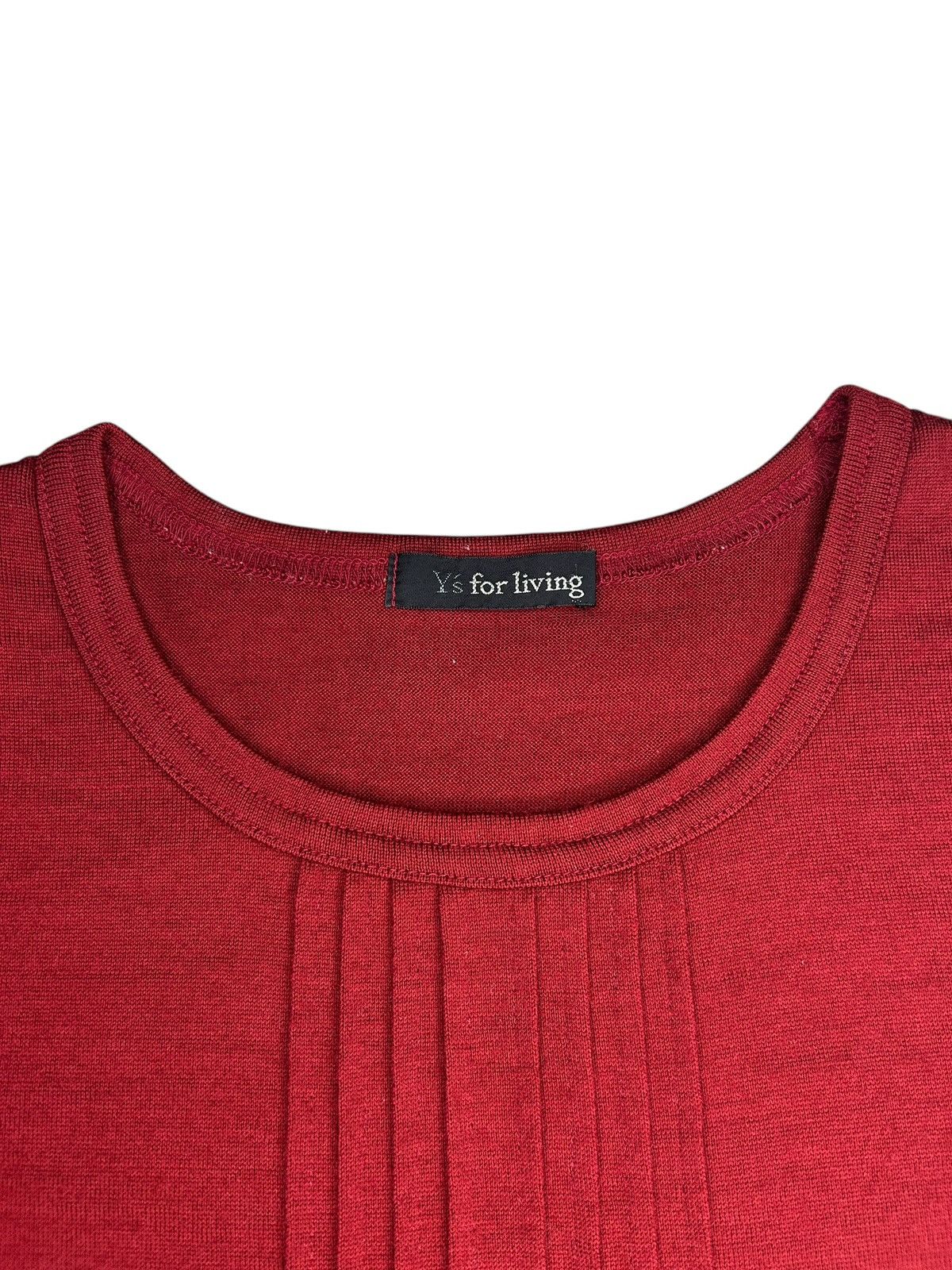 Y's × Yohji Yamamoto Pleated T-Shirt Size M / US 6-8 / IT 42-44 - 2 Thumbnail