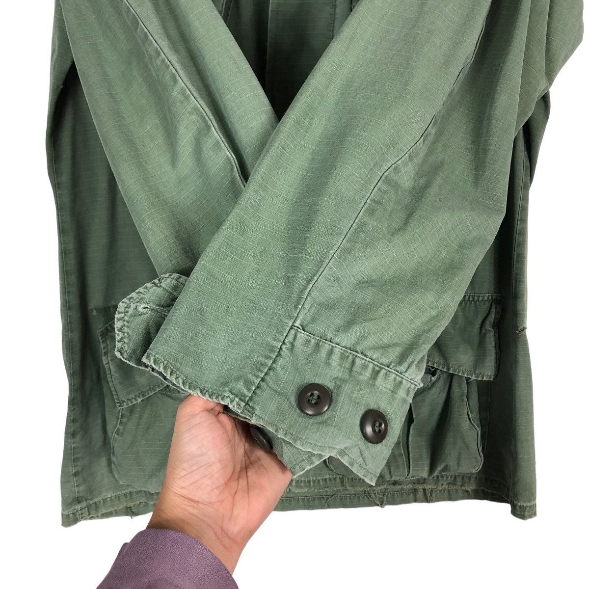 Vintage 🔥True Vintage 40’s Cargo Inspector Jacket Slant Pocket Army Size US M / EU 48-50 / 2 - 12 Thumbnail