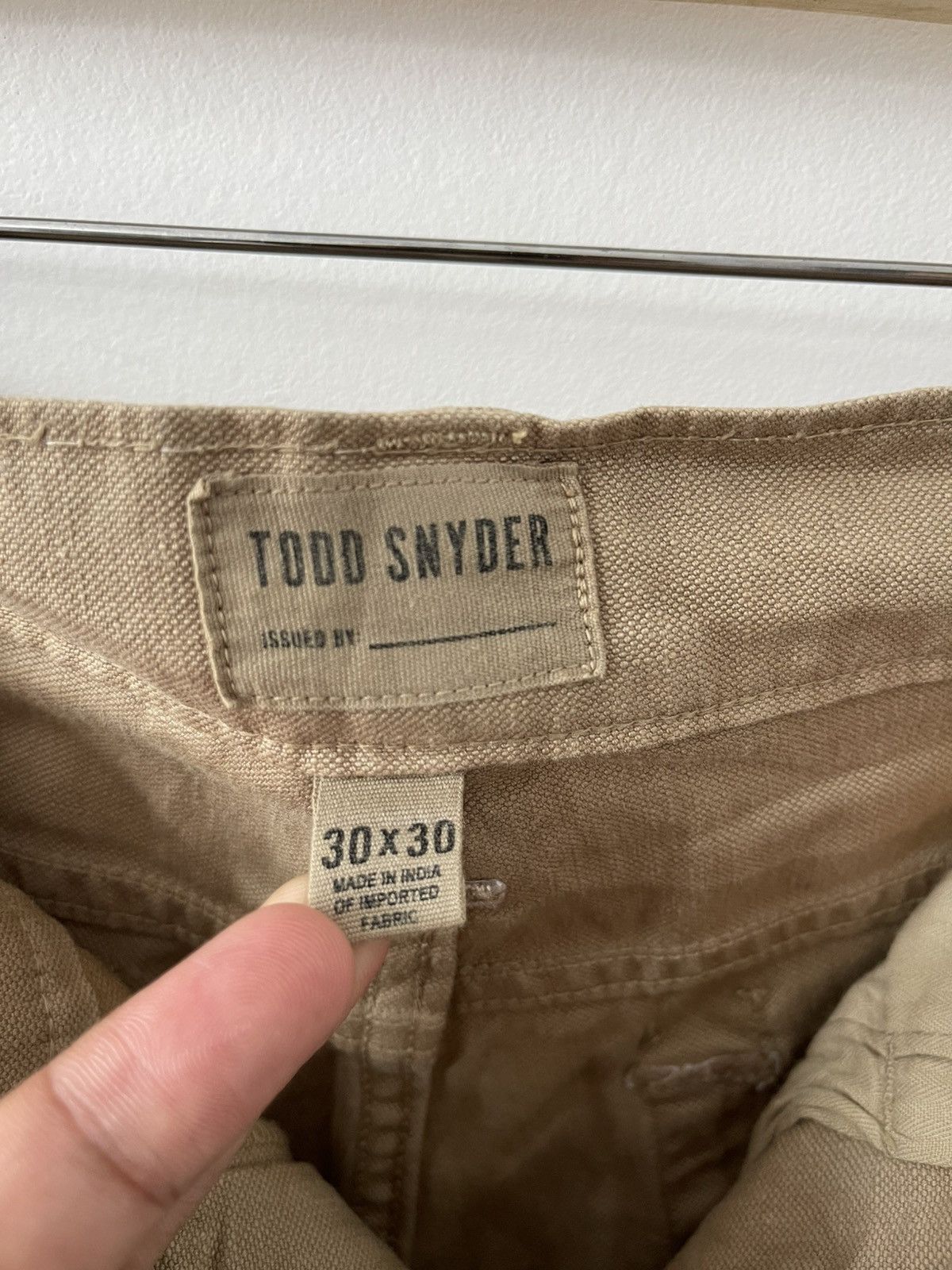 Todd Snyder TODD SNYDER Slim Fit Cotton Linen Pant Size US 30 / EU 46 - 14 Thumbnail