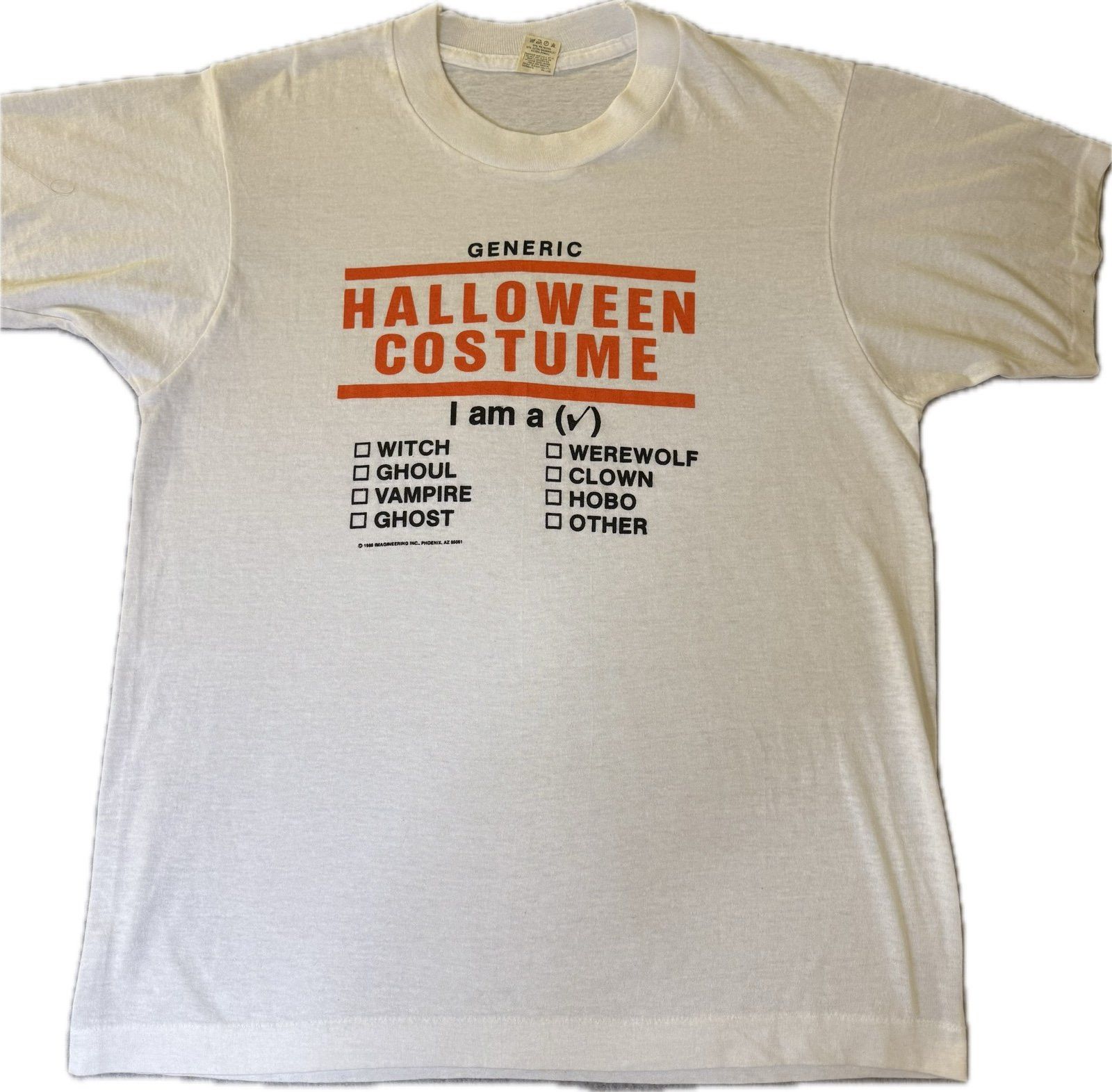 Other Vintage Generic Halloween Costume t-shirt 1986 Size M / US 6-8 / IT 42-44 - 1 Thumbnail