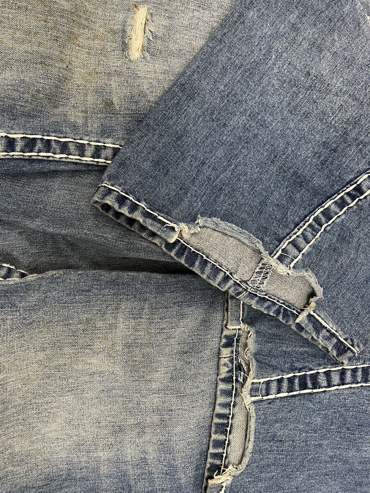 True Religion × Vintage Rare Distressed True Religion Jeans Size 34 Joey Super T Size US 34 / EU 50 - 4 Thumbnail