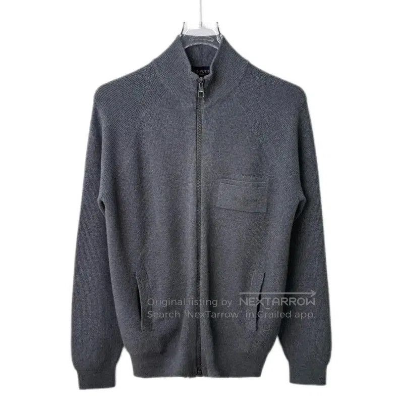 Louis Vuitton Louis Vuitton Gray Cotton Blend Women's Jacket . Size S / US 4 / IT 40 - 1 Thumbnail