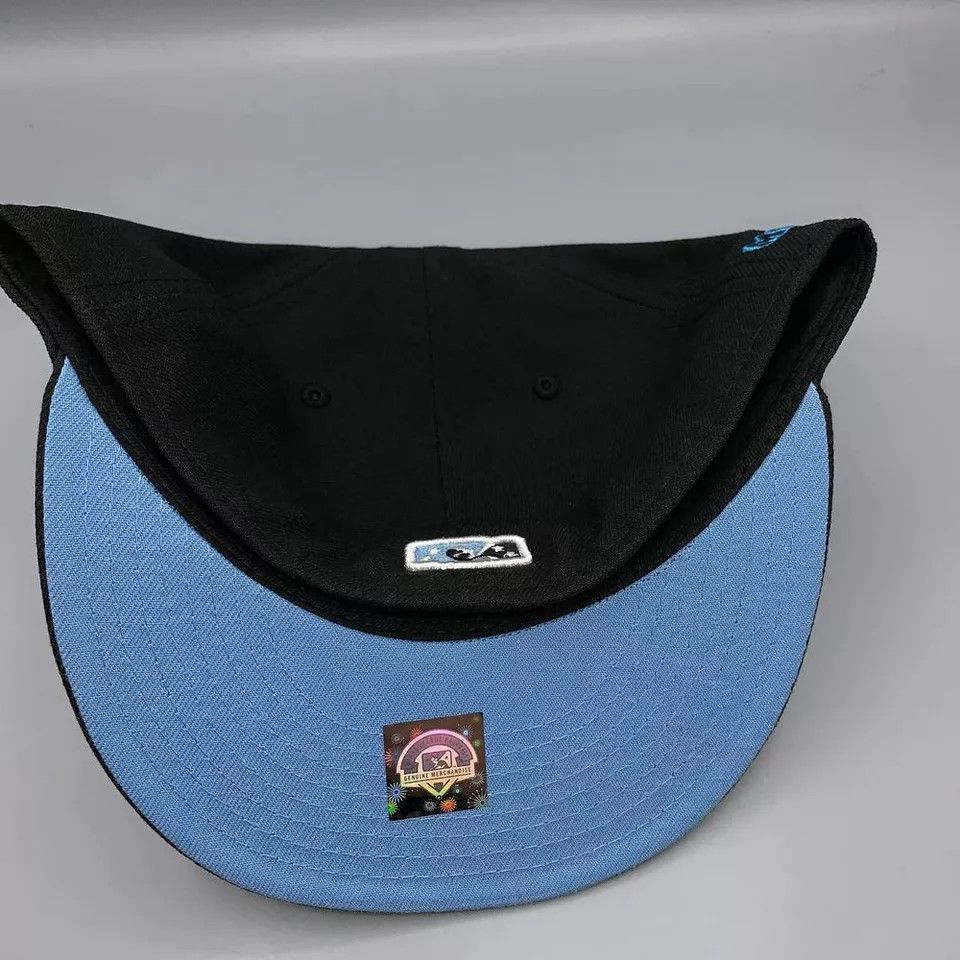 New Era Miami Amigos Hat Men 7 5/8 59Fifty New Era MiLB Fitted Cap Size ONE SIZE - 5 Thumbnail