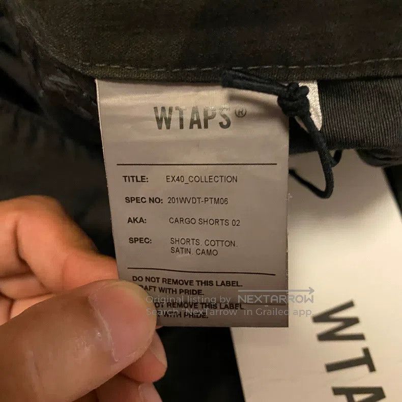 Wtaps Wtaps size 1 Black camouflage work pants Size US 39 - 7 Thumbnail