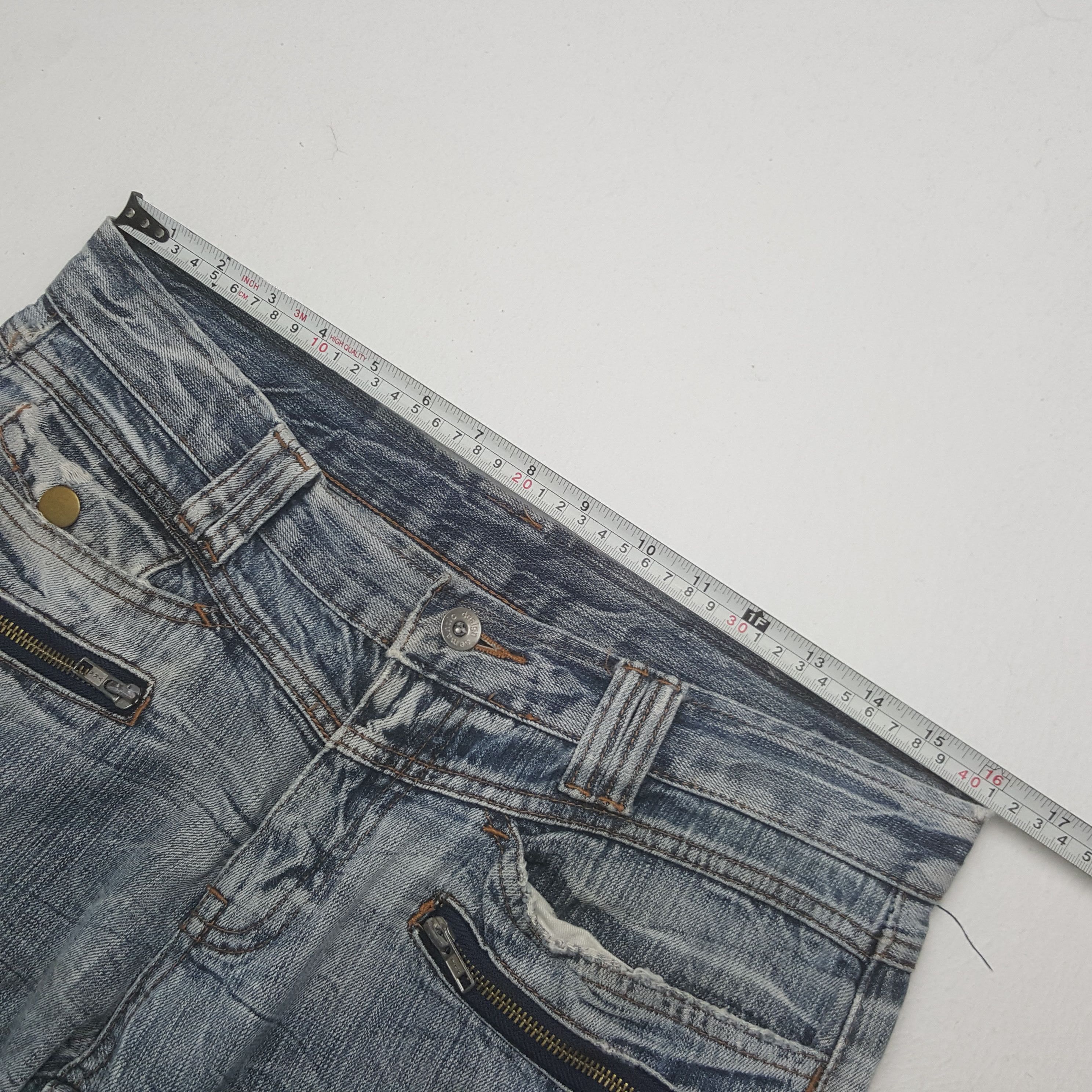 Japanese Brand × Vintage × semanticdesign Vintage Semantic Design Cargo Denim Pants Size US 32 / EU 48 - 7 Thumbnail