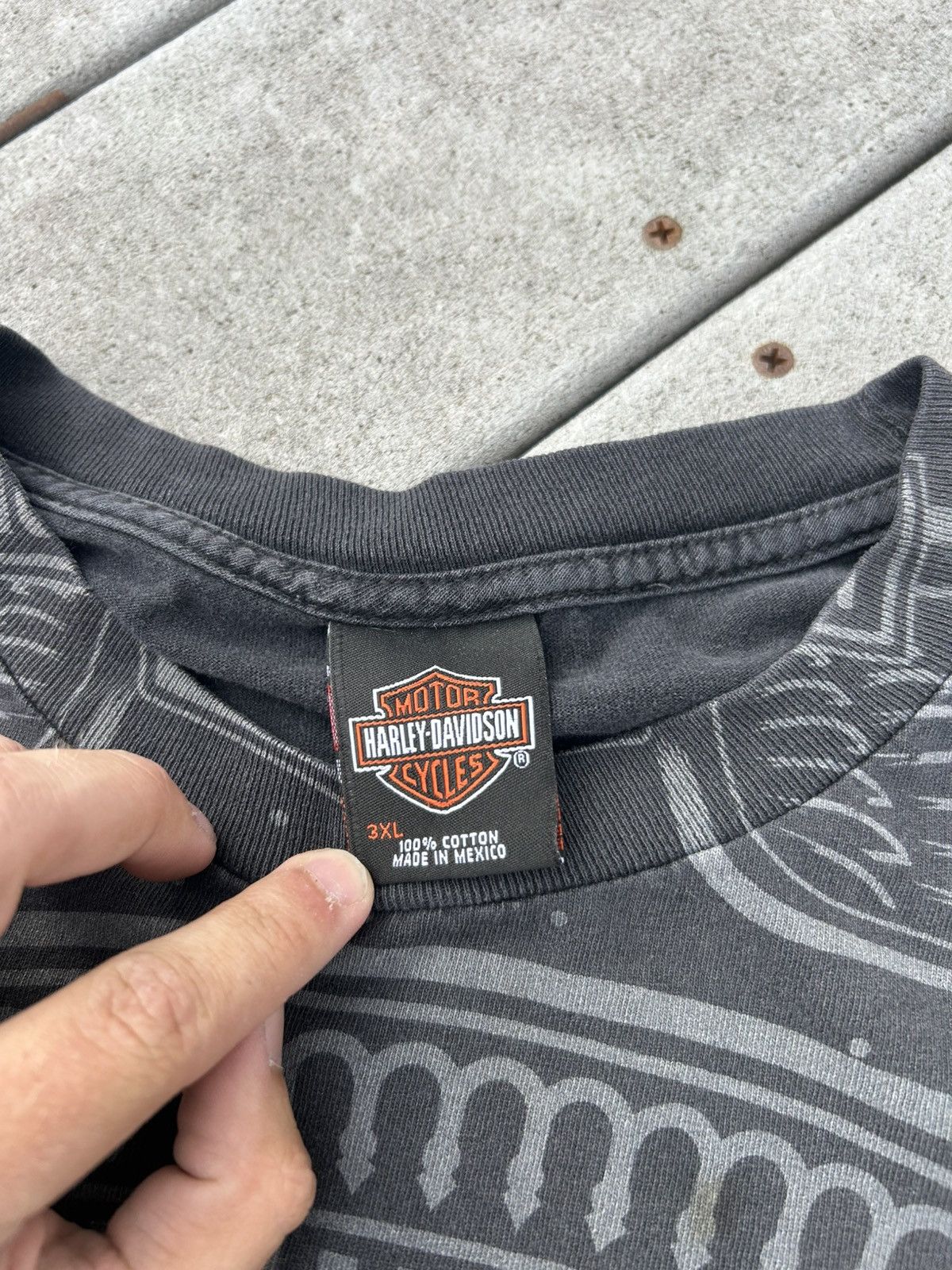 Harley Davidson × Vintage Vintage Harley Davidson AOP shirt Size US XL / EU 56 / 4 - 2 Thumbnail