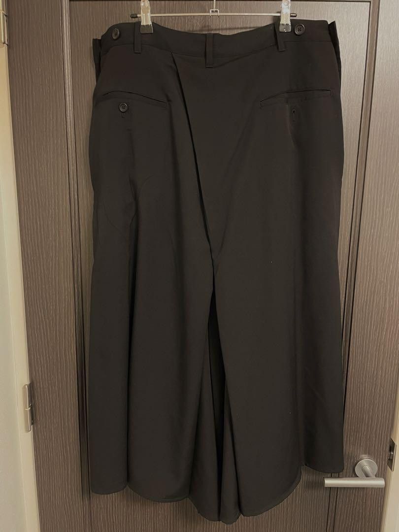 Yohji Yamamoto yohji yamamoto pour homme wool gabardine 24AW hakama pants Size US 41 - 2 Thumbnail