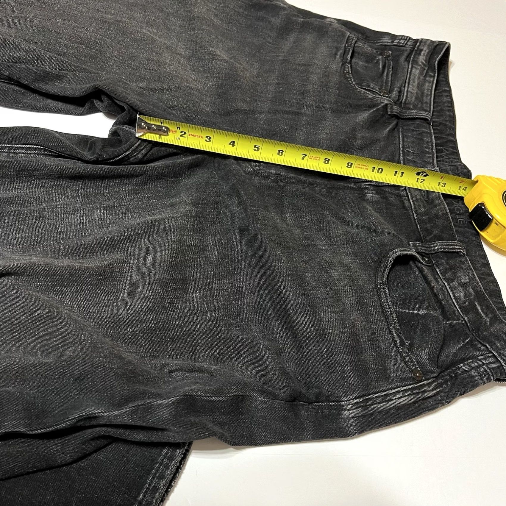 American Eagle Outfitters VINTAGE? No — American Eagle Outfitters Super High Rise Baggy Wide Leg Distressed Jeans 18 Reg 38x28 Black Women Jeans Distressed 90s Inspired? Size 40" / US 18 - 4 Thumbnail