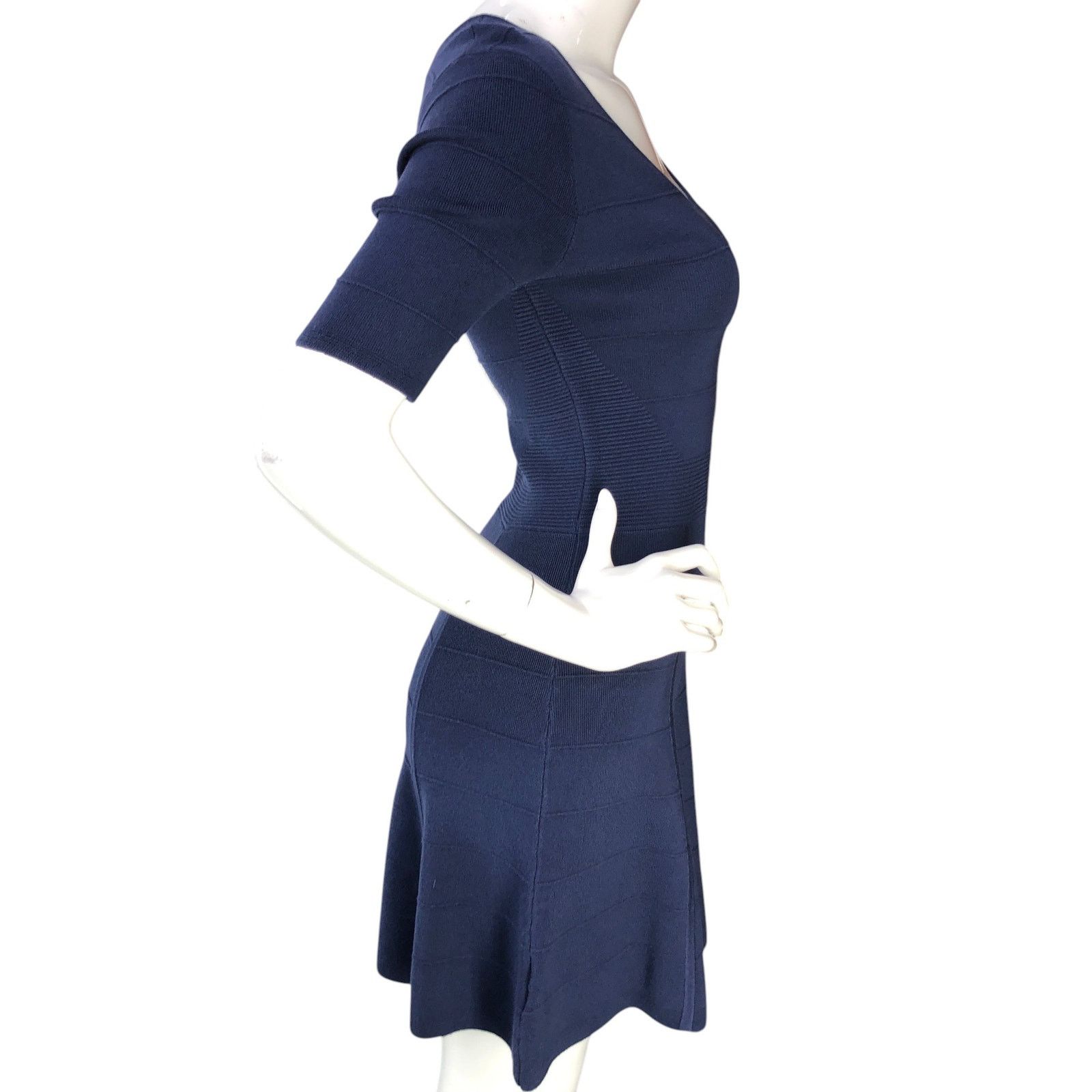 Ann Taylor Ann Taylor Size XXSP Dress Ottoman V Neck Sweater Blue Size XXS / US 00 / IT 34 - 9 Thumbnail