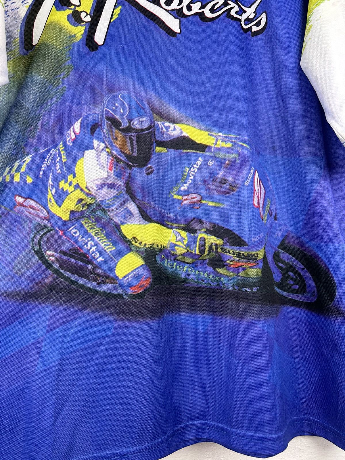 Vintage 00s Vintage 2000 MotoGP Kenny Roberts AOP Racing Jersey Size US XXL / EU 58 / 5 - 4 Thumbnail