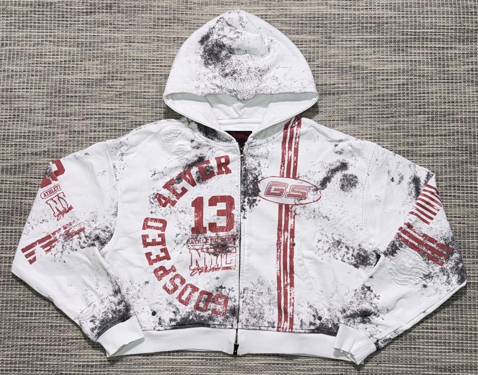 Godspeed Godspeed White/Red Roadster Zip Size US S / EU 44-46 / 1 - 1 Thumbnail