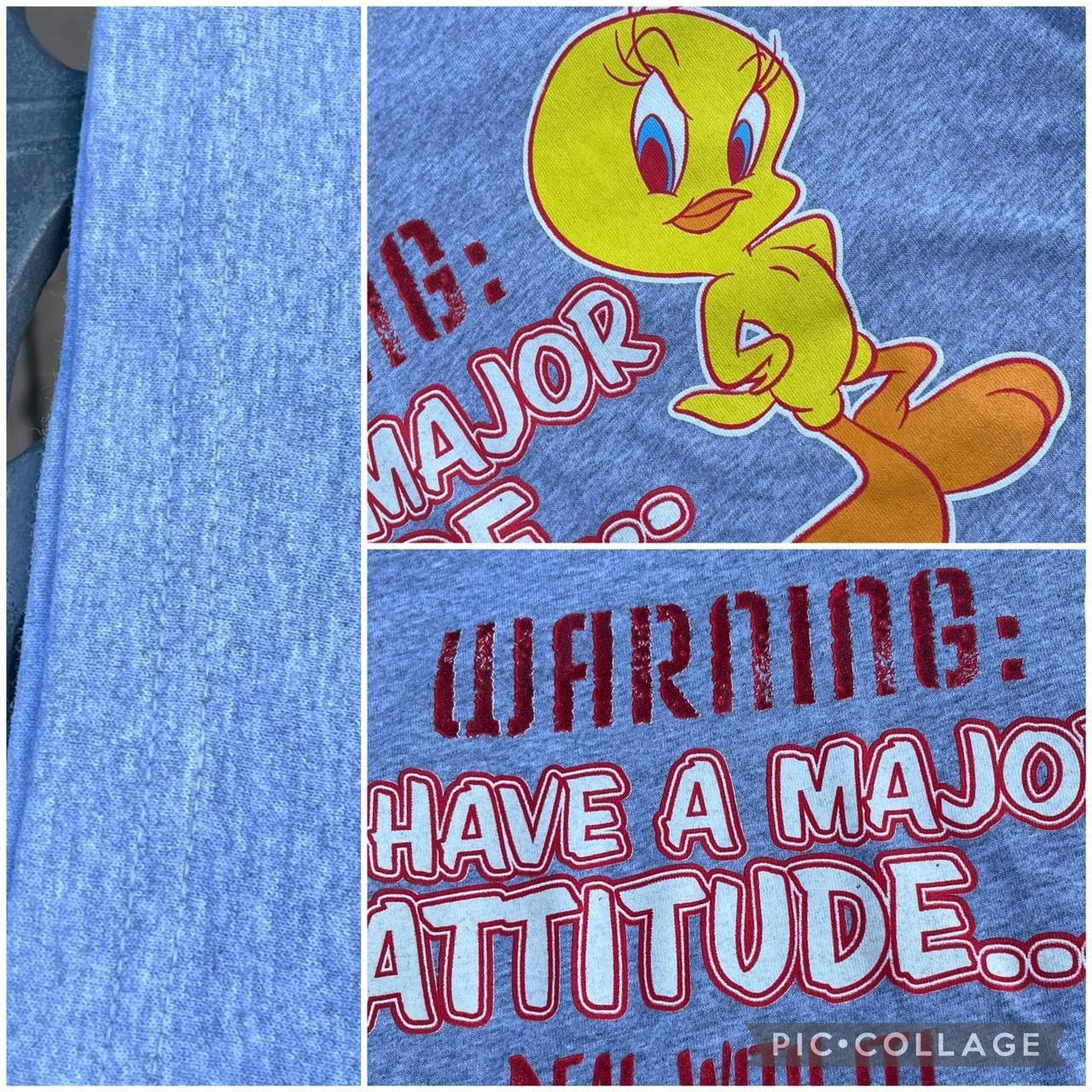 Vintage Vintage Y2K Looney Tunes Tweety Cartoon Tee Tshirt Size US M / EU 48-50 / 2 - 3 Thumbnail