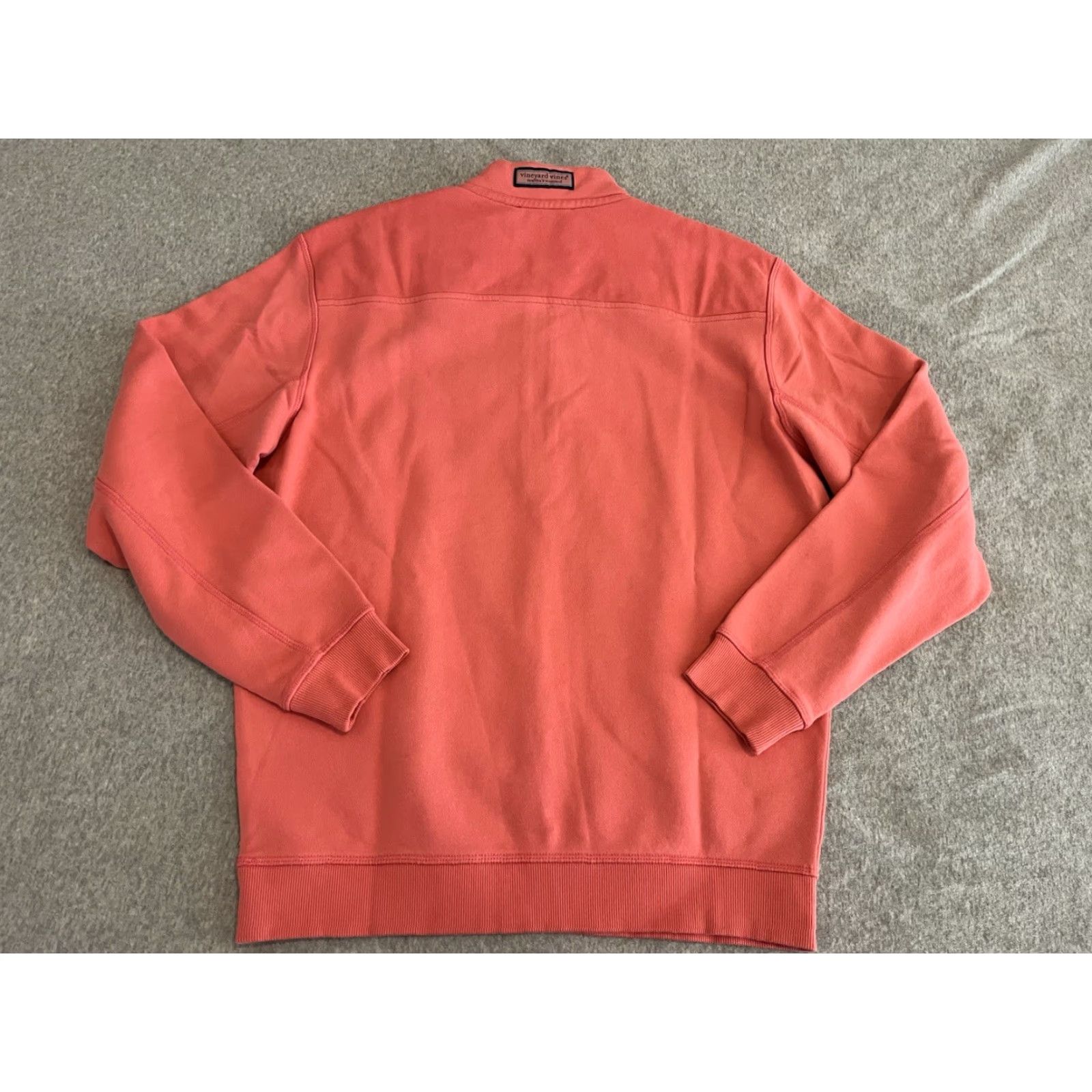 Vineyard Vines VINEYARD VINES Collegiate Shep Quarter-Zip Pullover Long Sleeve Jetty Red Small Sweatshirt Mens S Pullover Zip Cotton Solid Size US S / EU 44-46 / 1 - 4 Thumbnail