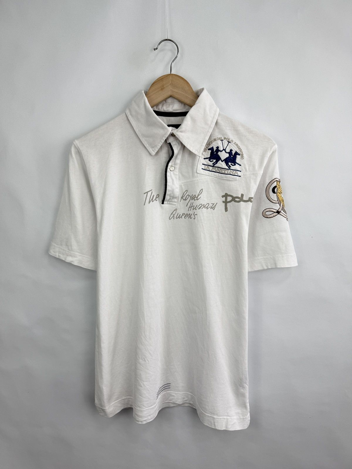La Martina 🇦🇷 Vintage La Martina Buenos Aires Polo T-Shirt Rare Y2K Size US L / EU 52-54 / 3 - 4 Thumbnail