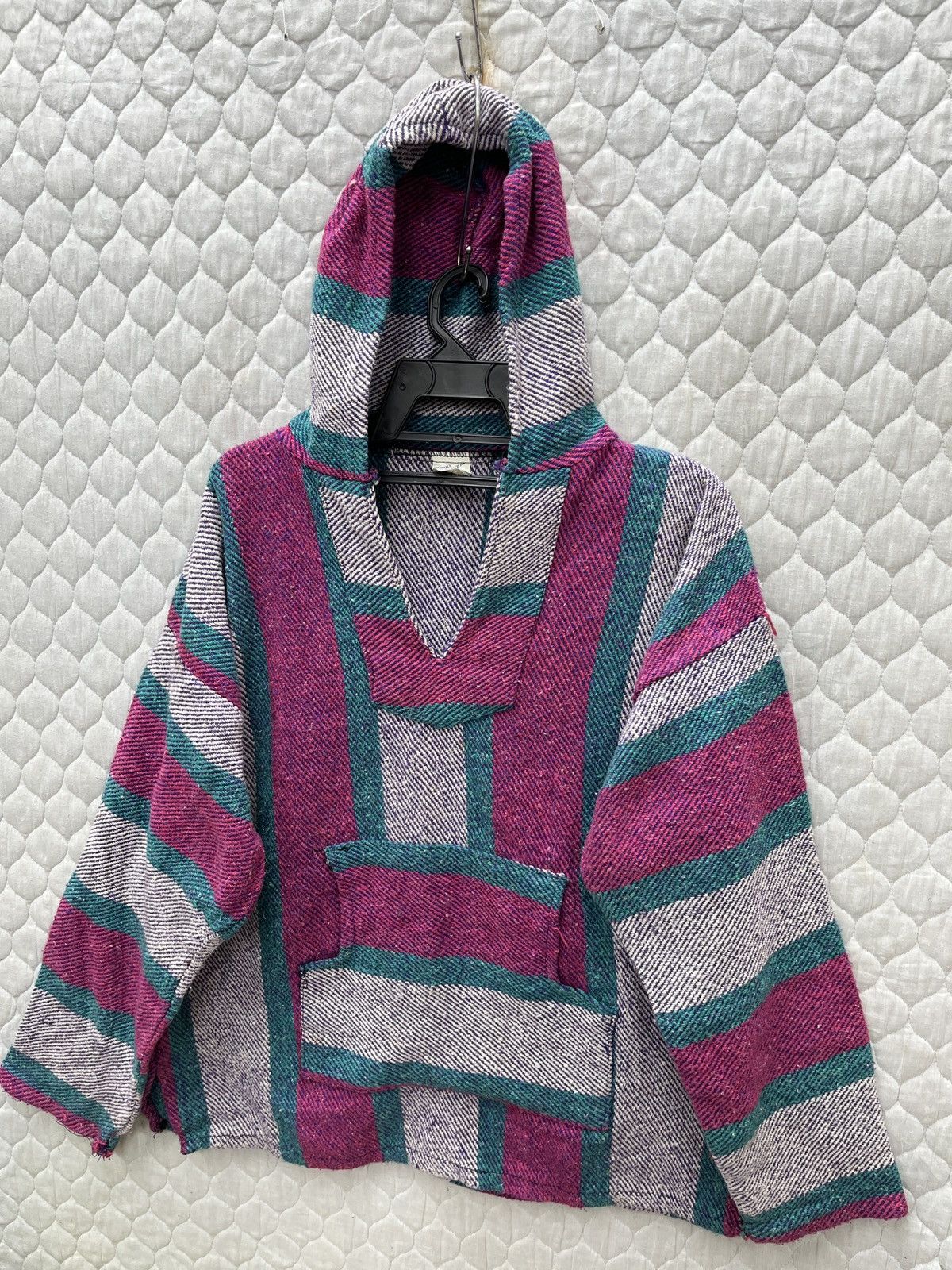 Mexican Threads × Mexicana × Vintage 🔥🔥🔥STEALS VTG NUEVO AMERICANA MEXICAN HOODIE PULLOVER Size US L / EU 52-54 / 3 - 2 Thumbnail