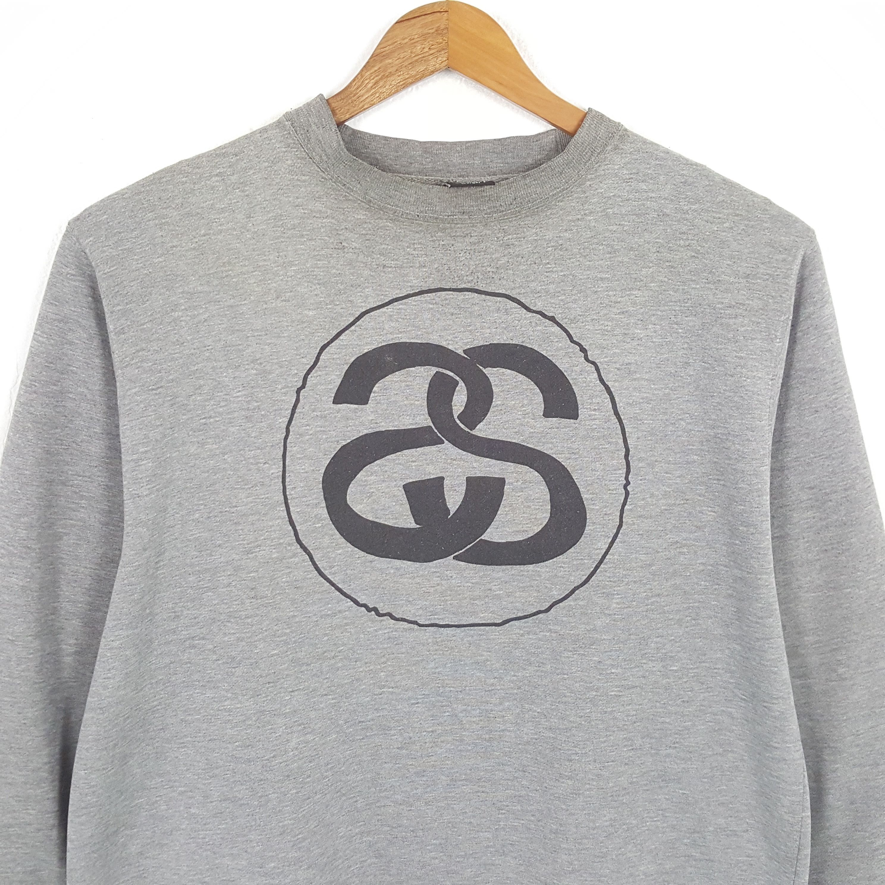 Stussy × Vintage Vintage STUSSY Streetwear Skateboard Style Sweatshirt Size US L / EU 52-54 / 3 - 2 Thumbnail