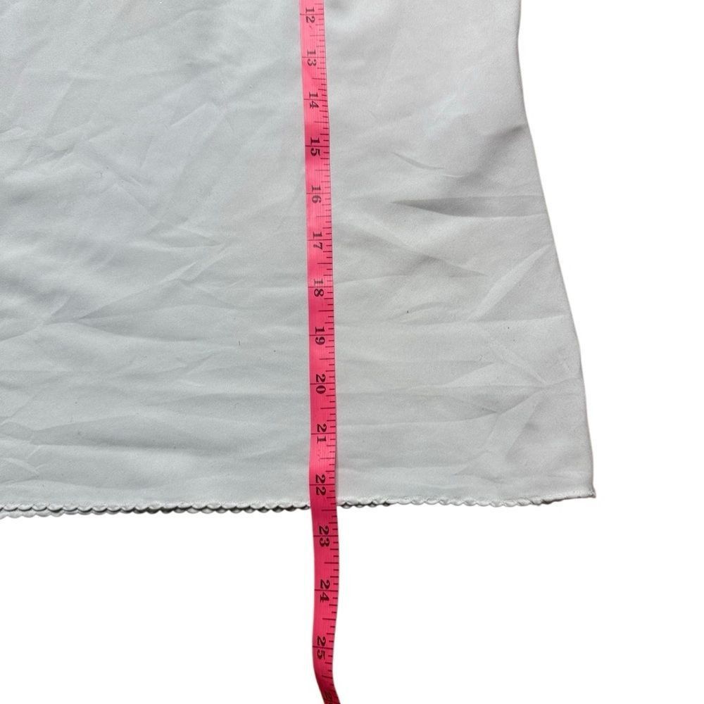Vintage Vintage Vanity Fair White Camisole with Embroidery Size 38 / Size L / US 10 / IT 46 - 5 Thumbnail
