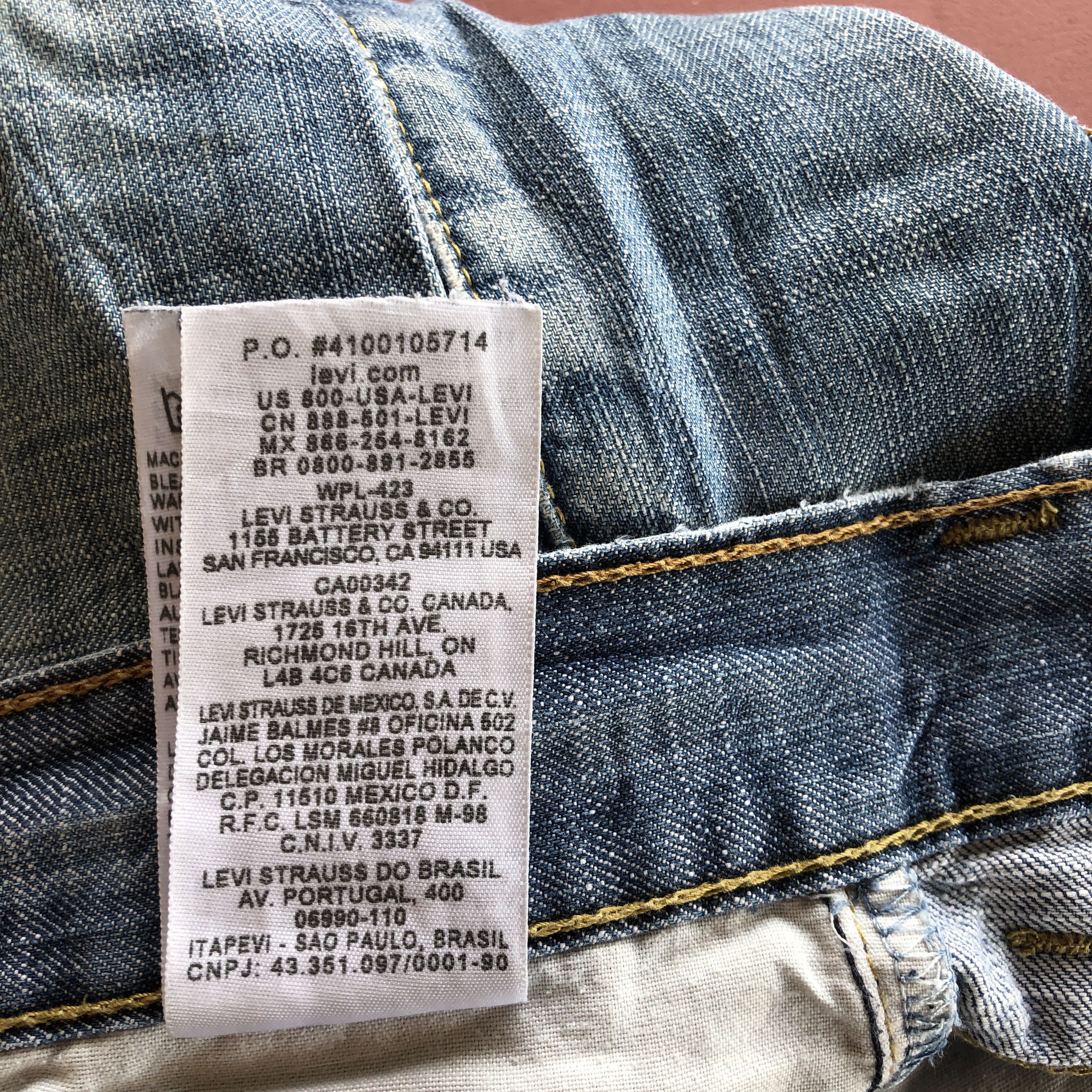 Levi's Vintage Levis 511 Jeans Slim Tapered Levi's Distressed Denim Size US 34 / EU 50 - 10 Thumbnail