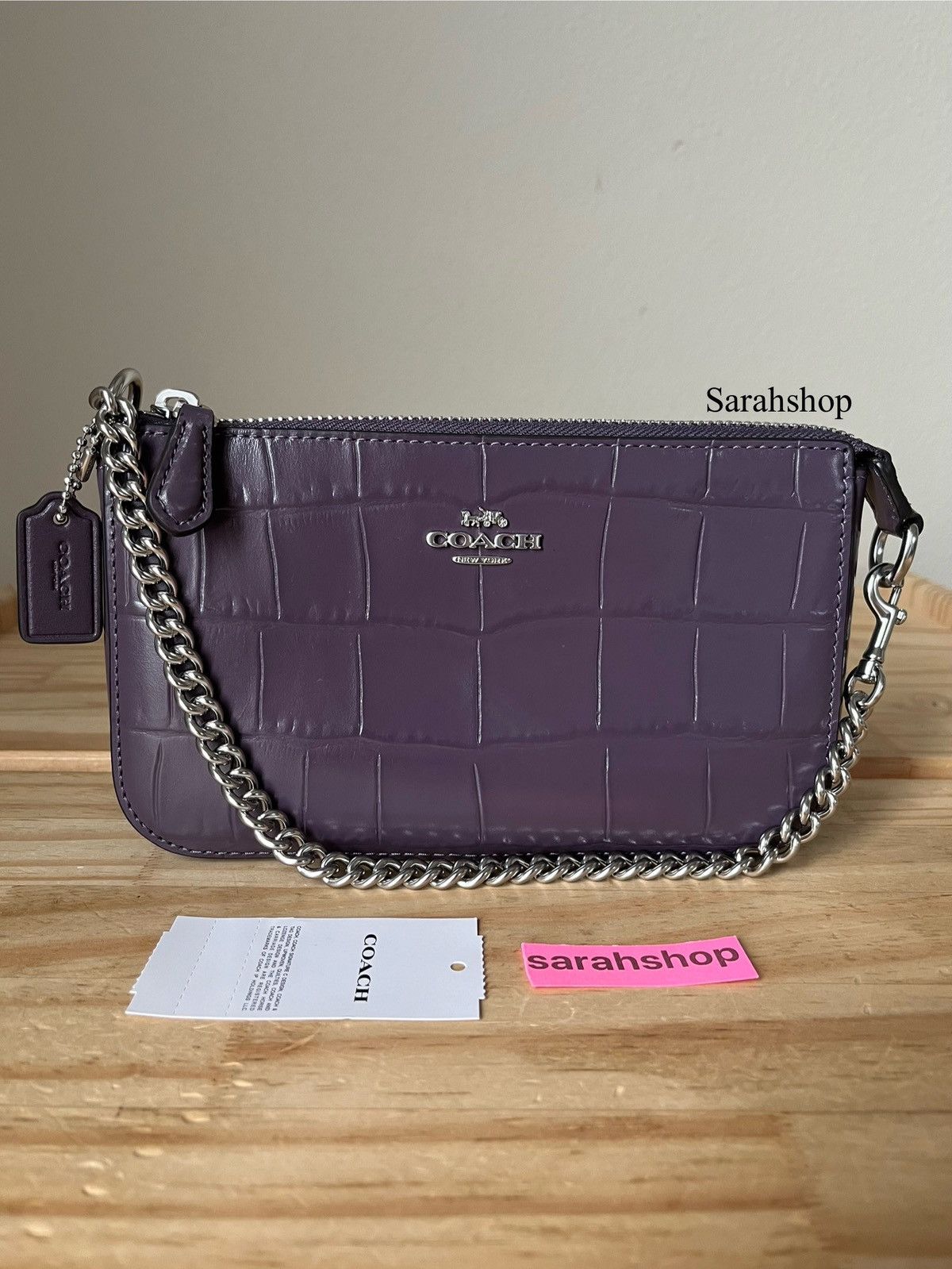 image of Coach Purse in Purple, Women's