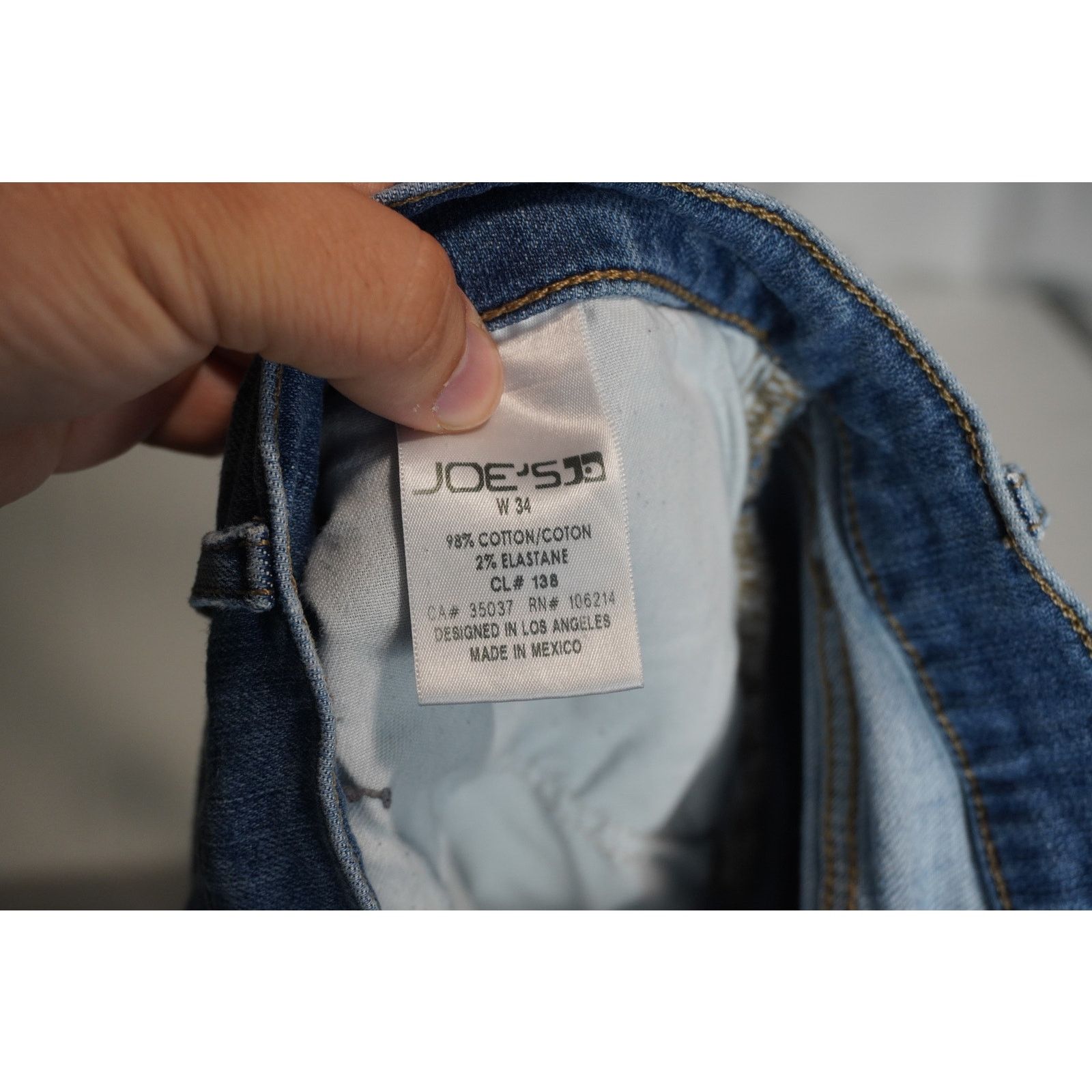 Joe's Joe’s Jeans Women’s Skinny Jeans Medium Wash – Stretch Denim Size 34" / US 12 / IT 48 - 5 Thumbnail