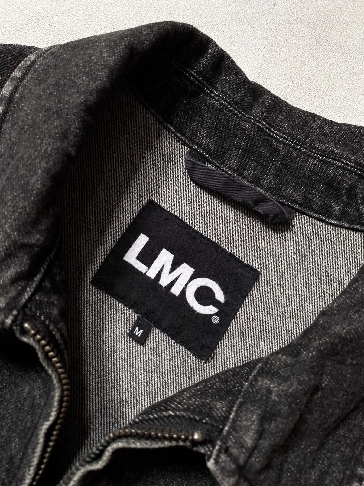 Other LMC WASHED DENIM COACH JACKET BLACK Size US M / EU 48-50 / 2 - 14 Thumbnail