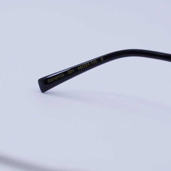 Gucci 🕶️ New Gucci GG1875S 001 Sunglasses - Gold Frame, Grey Size ONE SIZE - 7 Thumbnail