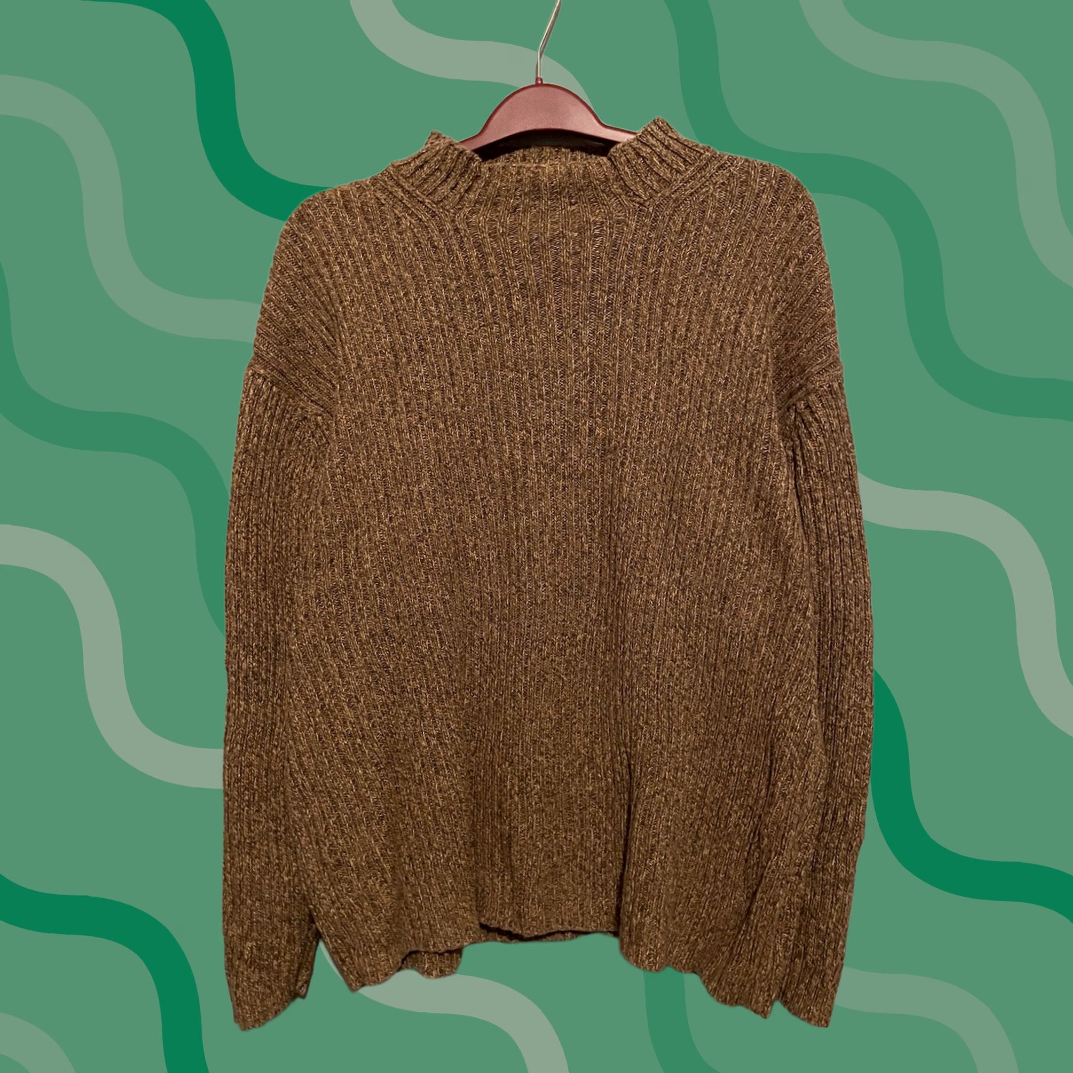 Vintage VINTAGE St John’s Bay Sweater Mens XL Brown Striped Knit Pullover Y2K USA (A515) Size US XL / EU 56 / 4 - 1 Thumbnail