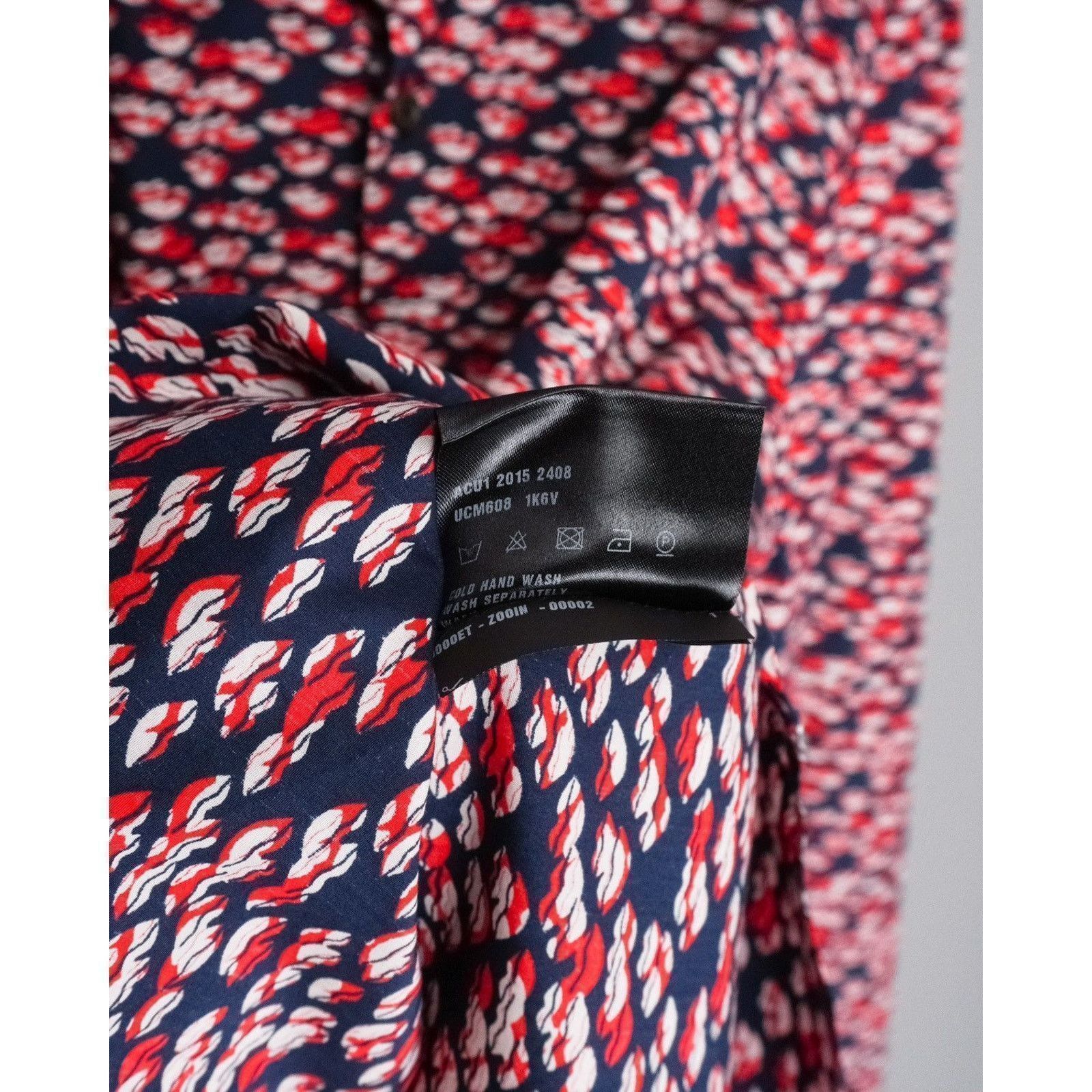 Prada Vintage prada milano 2015 lips pattern long sleeve shirt Size US L / EU 52-54 / 3 - 11 Thumbnail