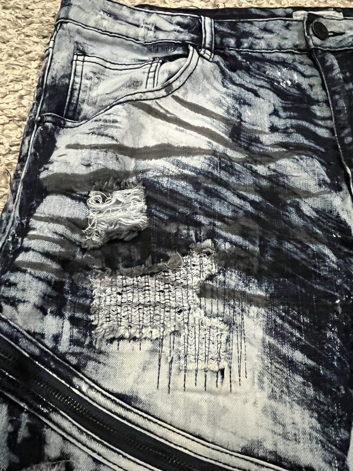 Smoke Rise Undercover Smoke Rise Distressed Boro Punk Jeans Size US 40 / EU 56 - 3 Thumbnail