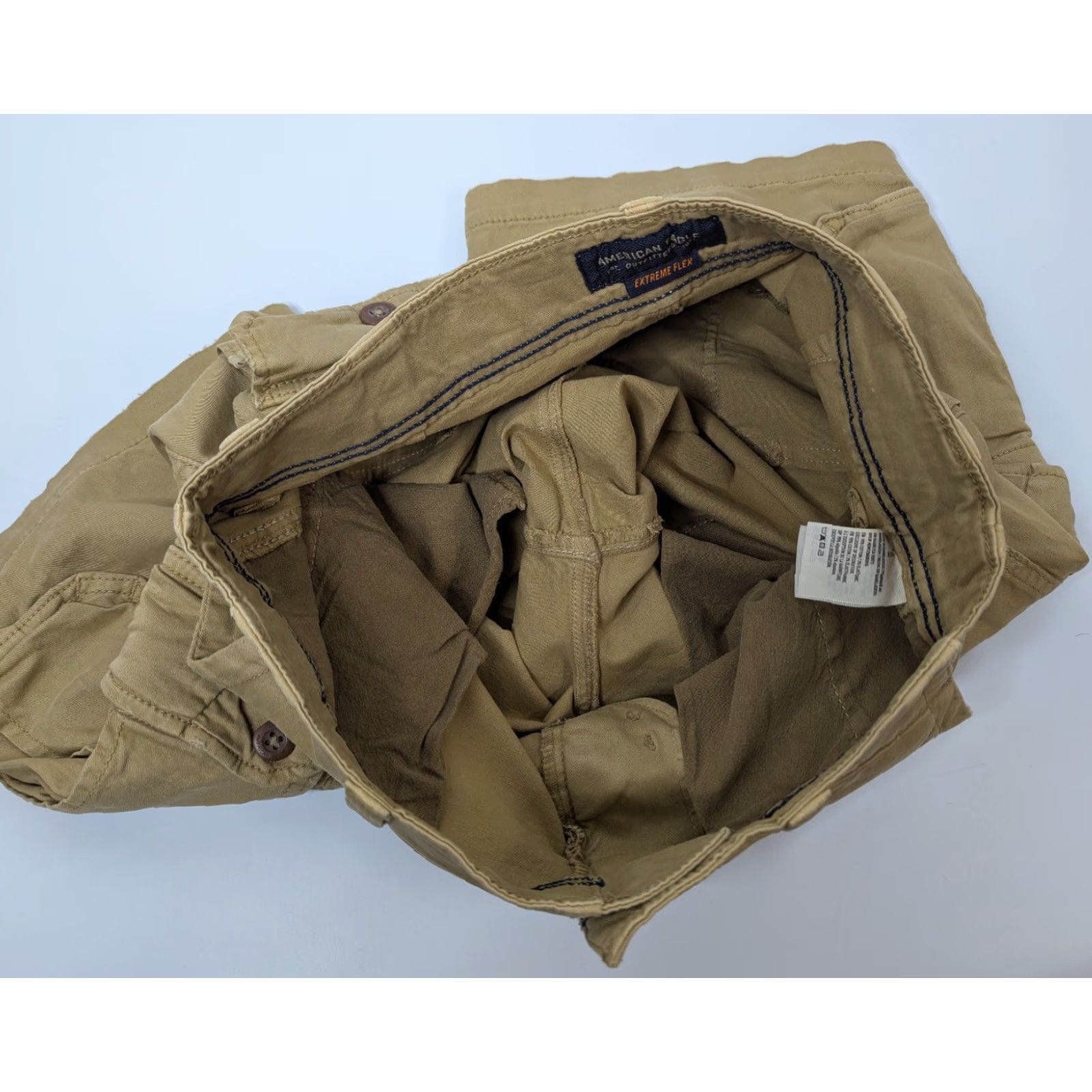 American Eagle Outfitters VINTAGE American Eagle Longer Length Cargo Shorts Size 30 Khaki Extreme Flex Outdoors Size US 30 / EU 46 - 6 Thumbnail