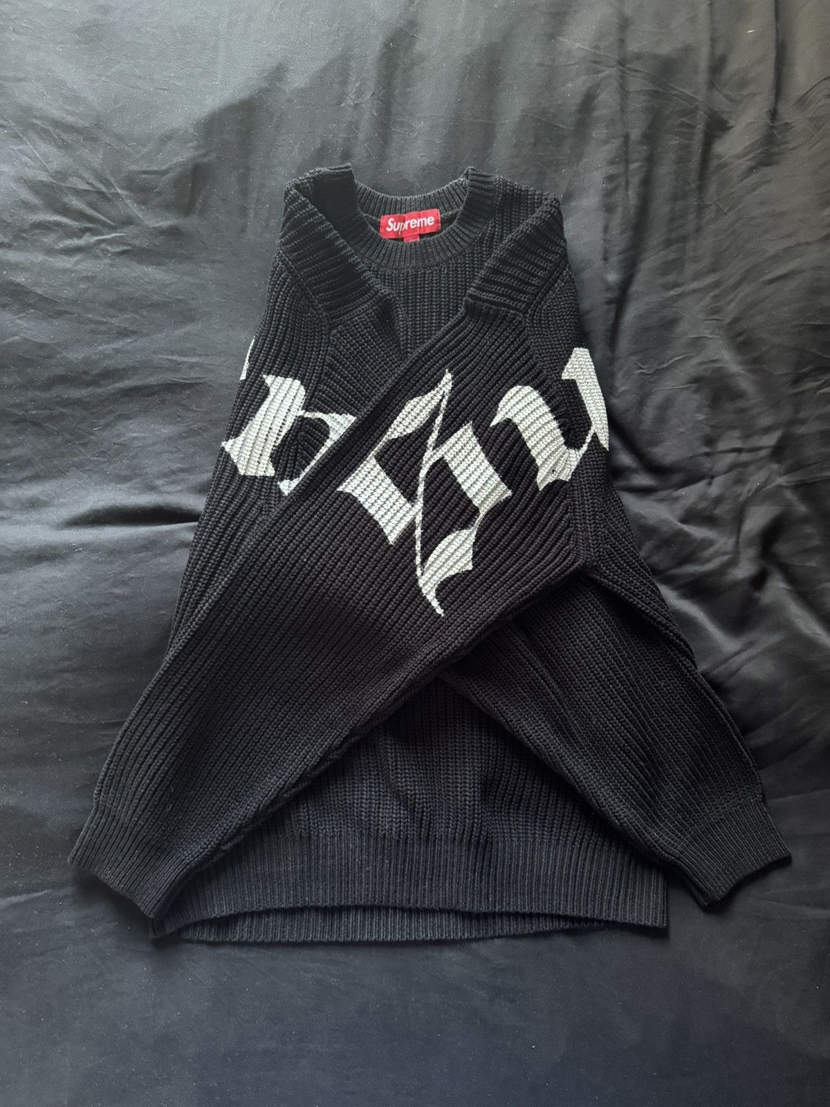 Supreme Supreme knit sweater black size medium Size US M / EU 48-50 / 2 - 8 Thumbnail