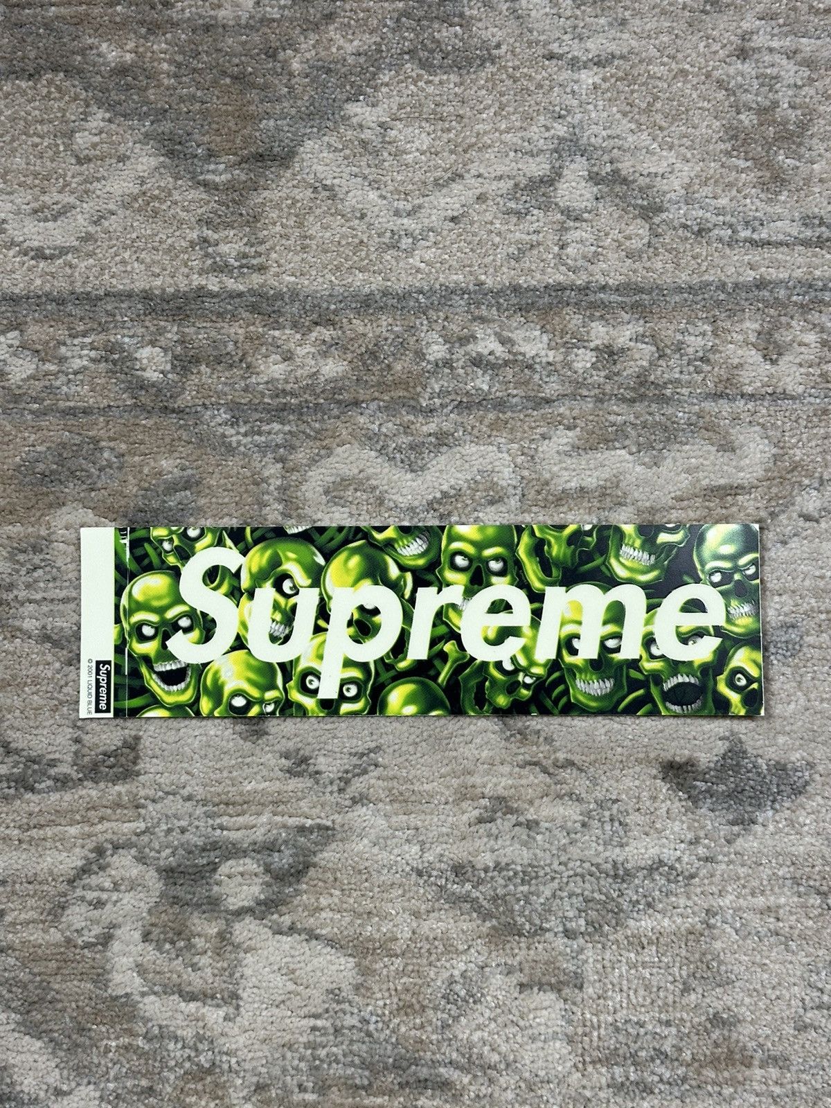 Liquid Blue × Supreme SUPREME skull pile bandana (x Liquid
