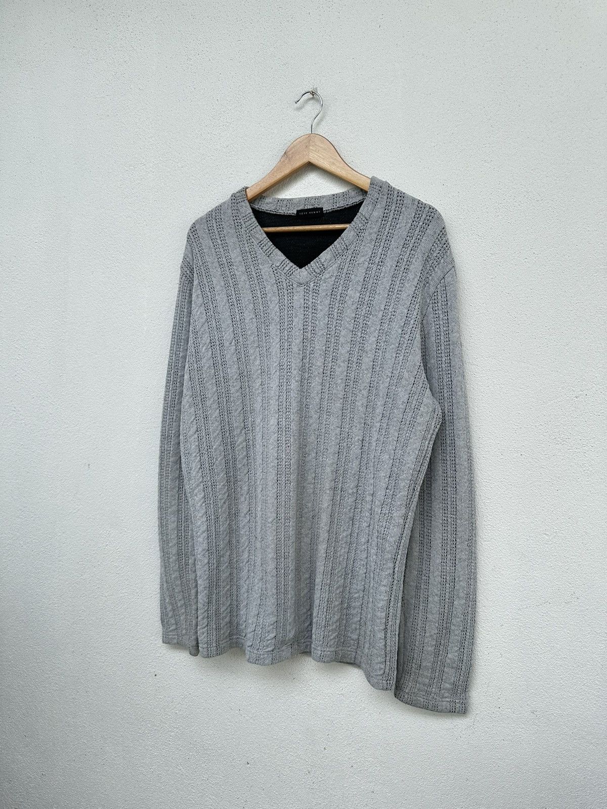 Issey Miyake × Japanese Brand × Tete Homme Tete Homme Knitwear Size US L / EU 52-54 / 3 - 2 Thumbnail