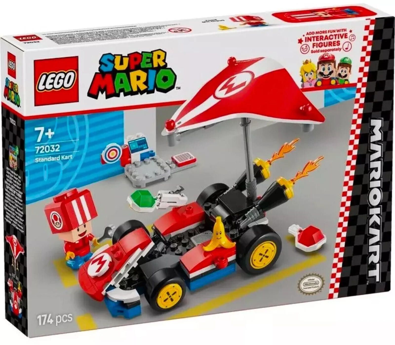 LEGO Lego 72032 Super Mario Standard Kart Mariokart New * RARE* Size ONE SIZE - 3 Thumbnail