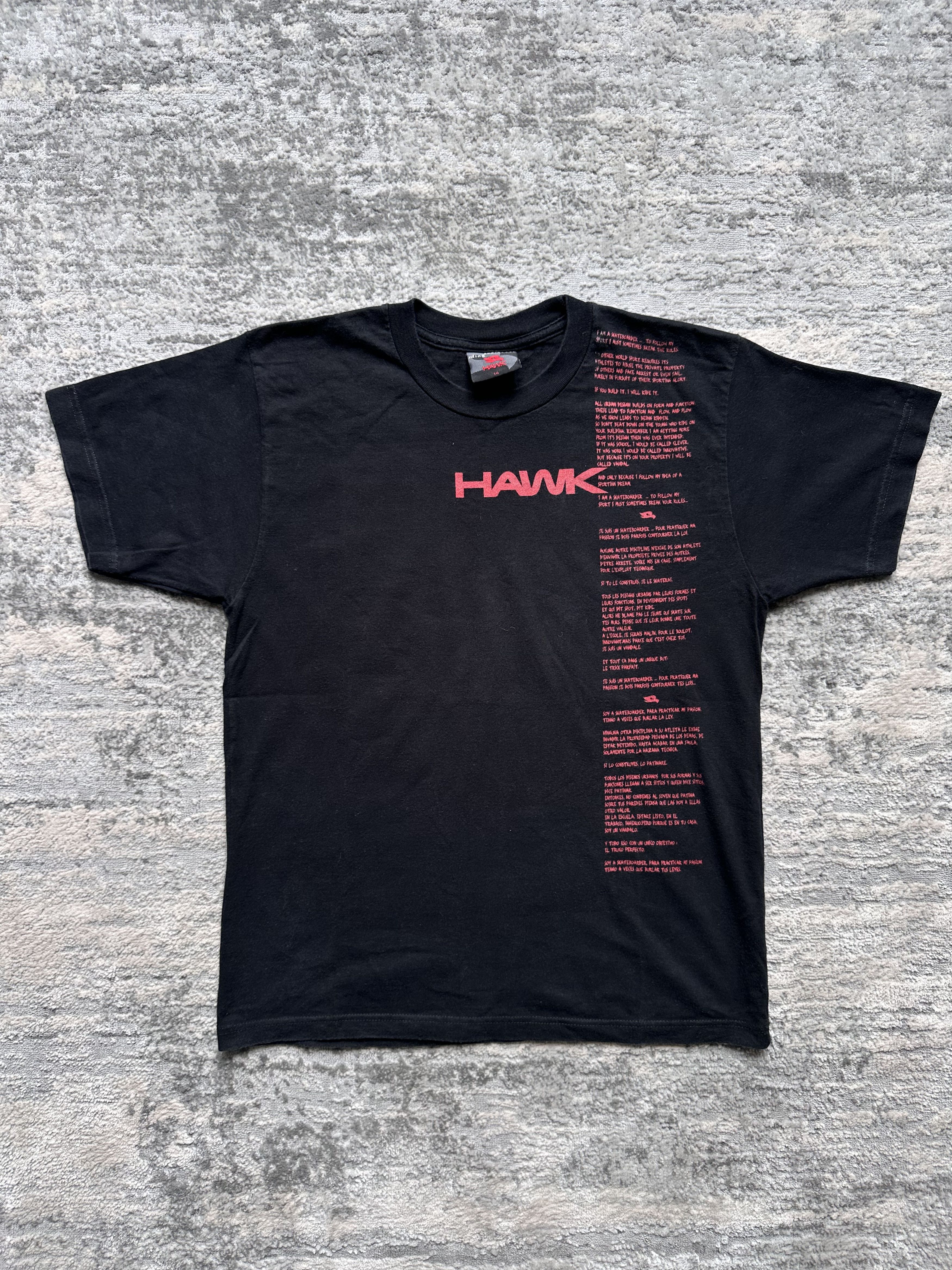 Tony Hawk Tony Hawk vintage skateboard t shirt Size US S / EU 44-46 / 1 - 1 Thumbnail