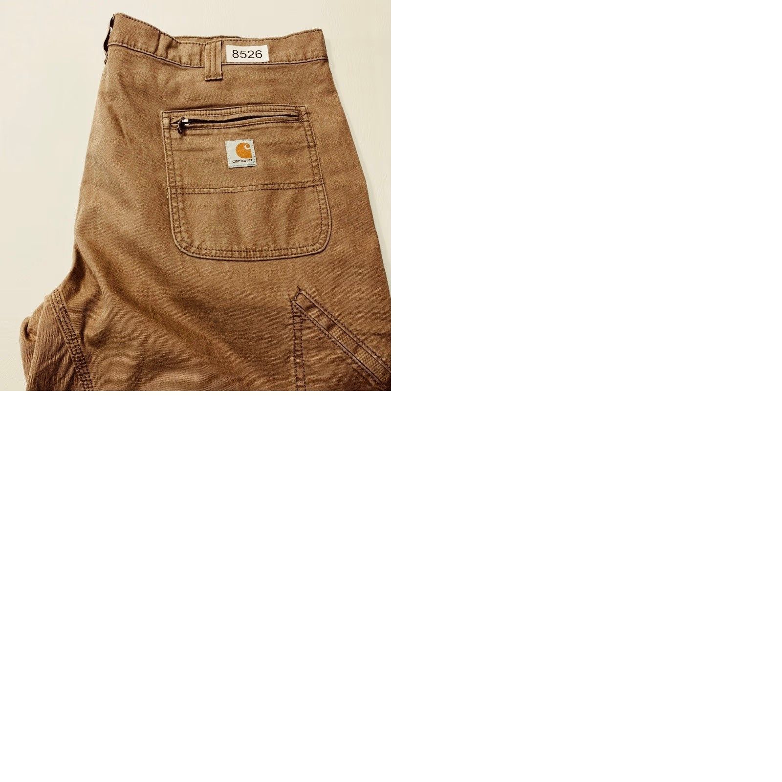 Carhartt VINTAGE Carhartt Carpenter Pants Double Knee Duck Canvas Mens 42x34 Brown Work 8526 Size US 42 / EU 58 - 10 Thumbnail