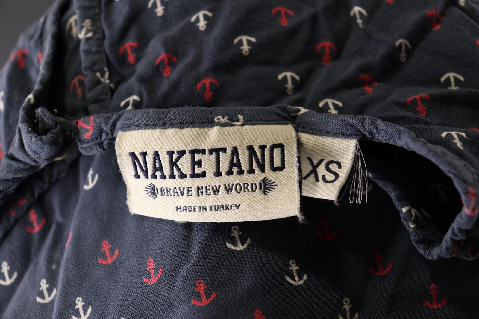 Naketano Naketano Blue Short Sleeve Drawstring Tank Top Shirt Size XS Size XS / US 0-2 / IT 36-38 - 10 Thumbnail