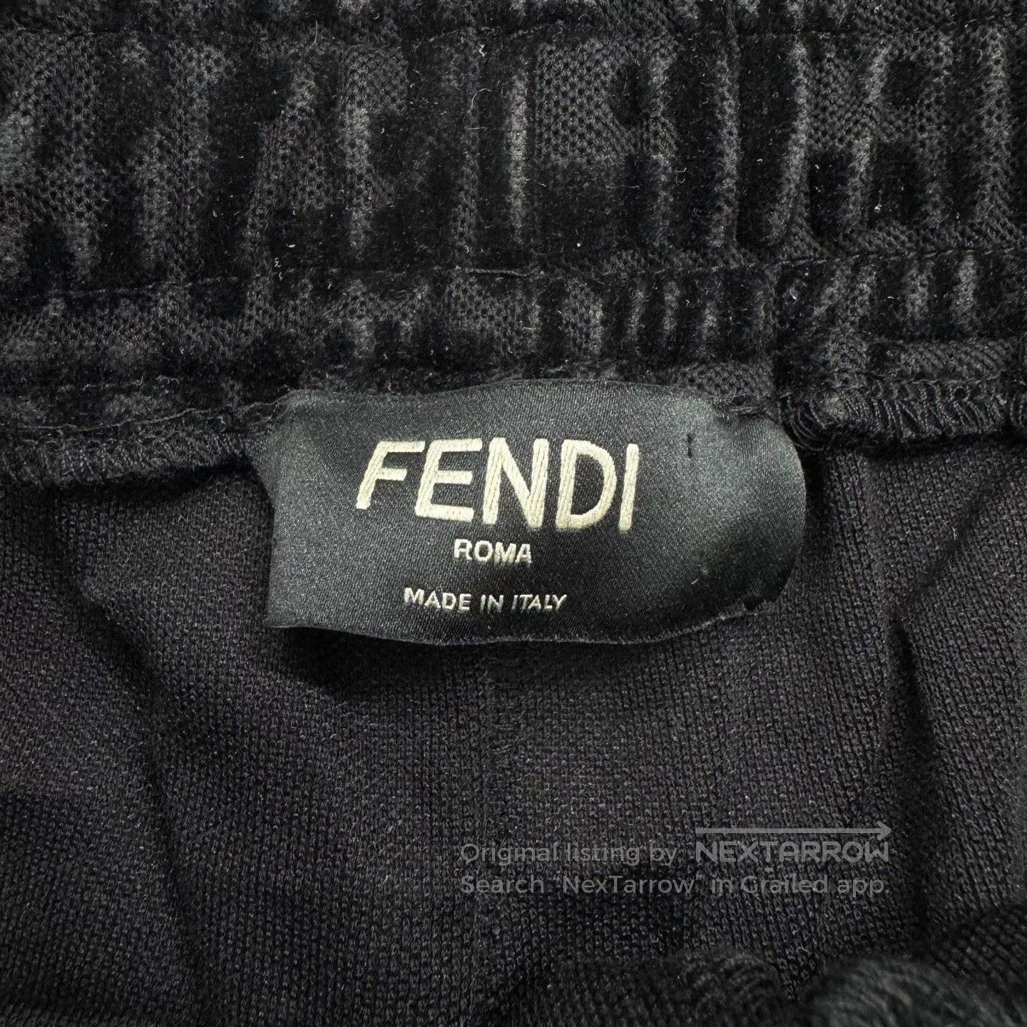 Fendi Fendi Double F Flocked Shorts. Size US 33 - 4 Thumbnail