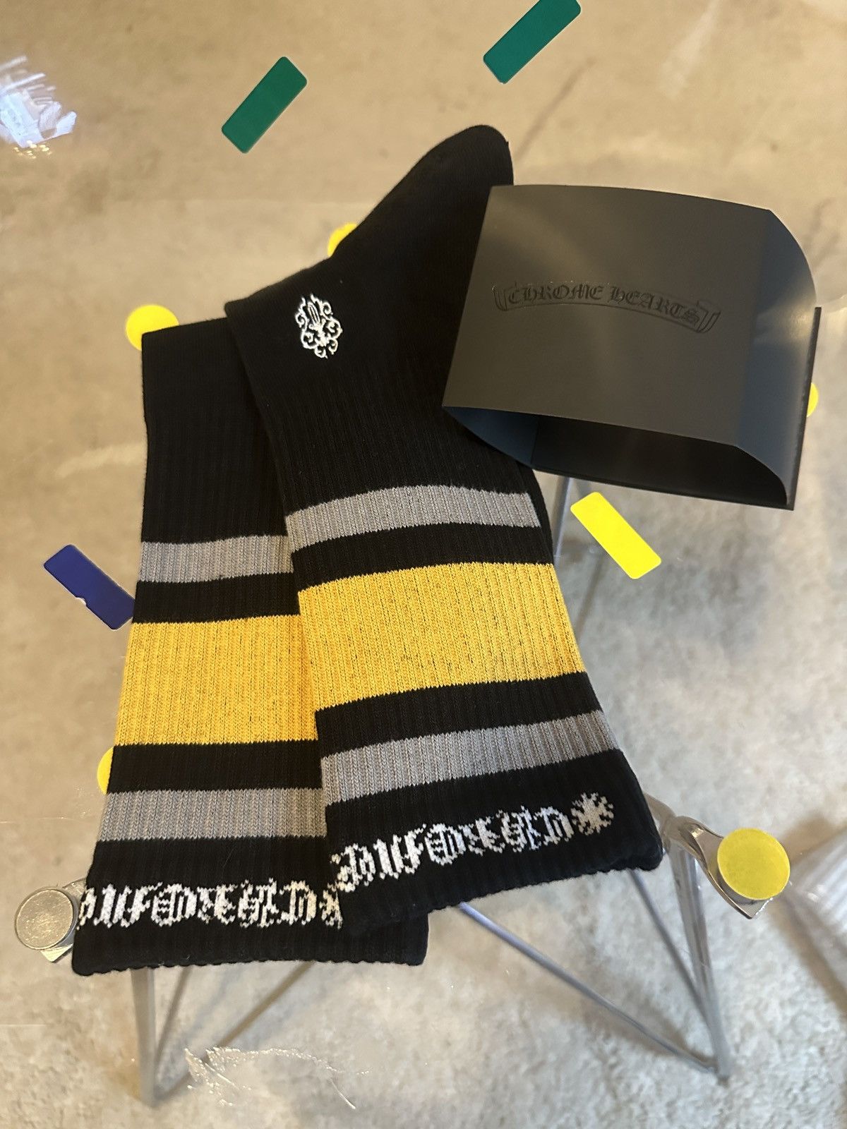 Chrome Hearts Chrome Hearts Fuck You Socks | Grailed