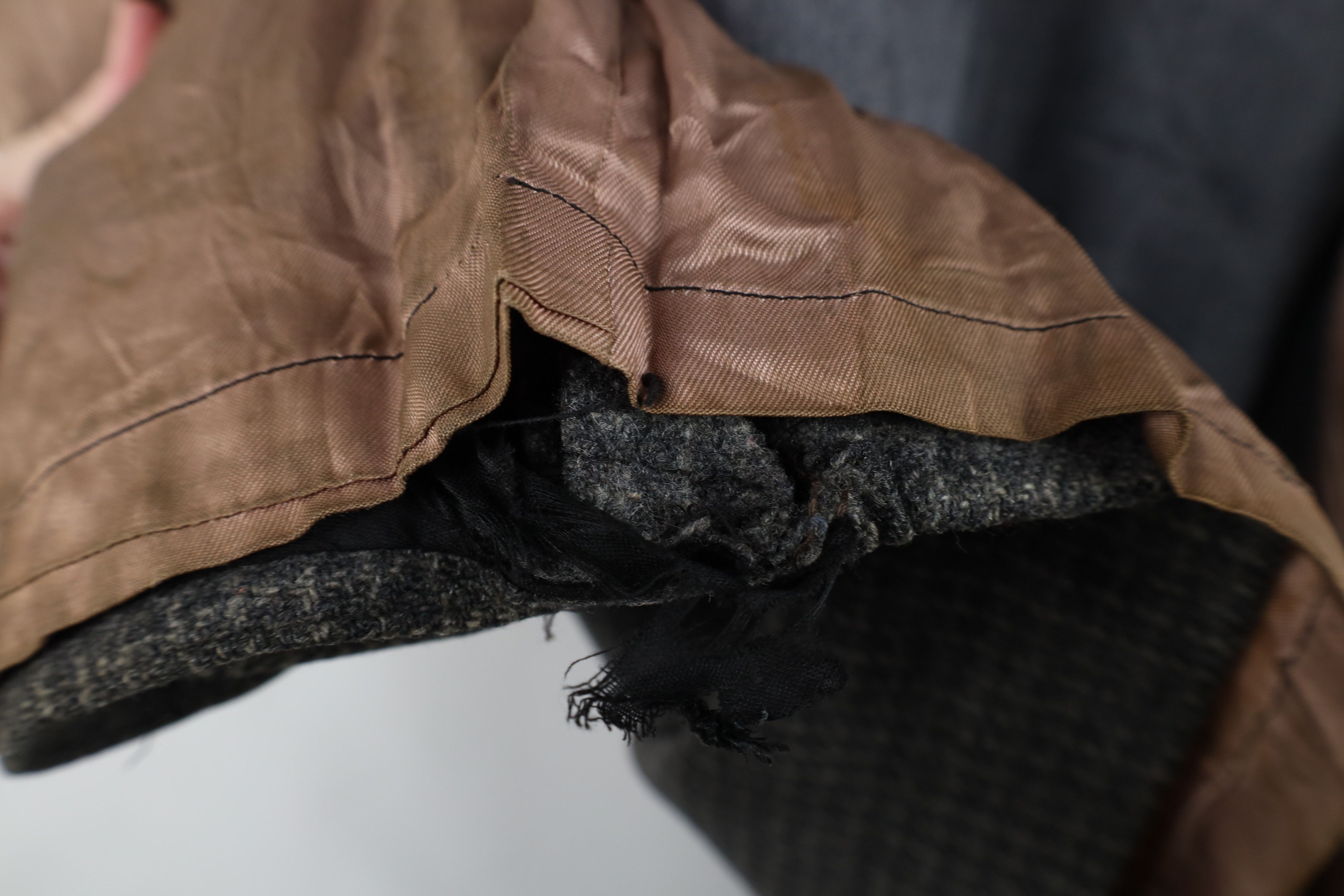 Vintage Vintage 50s Rockabilly Heavyweight Wool Collared Jacket Size US XXL / EU 58 / 5 - 12 Thumbnail