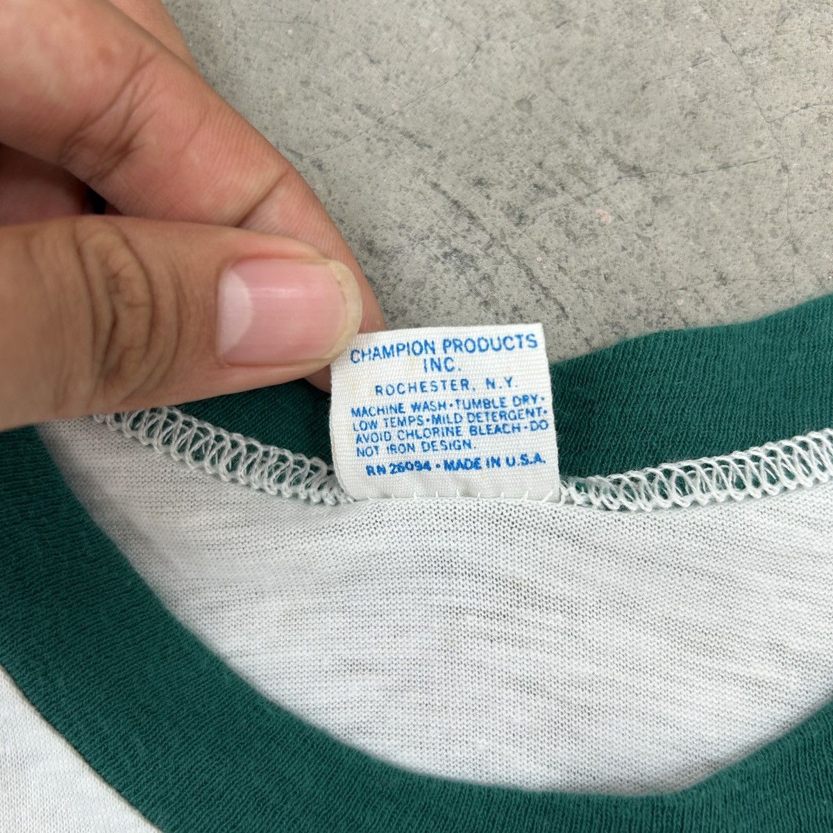Champion × Vintage 1970s Champion Ringer Tee Size US XS / EU 42 / 0 - 14 Thumbnail