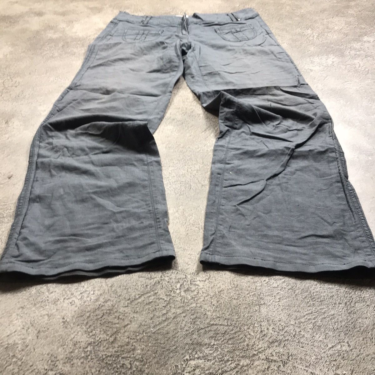Vintage Y2K Baggy Distressed Cargo Pants Techwear Tactical Logo 32 Size 32" / US 10 / IT 46 - 1 Thumbnail