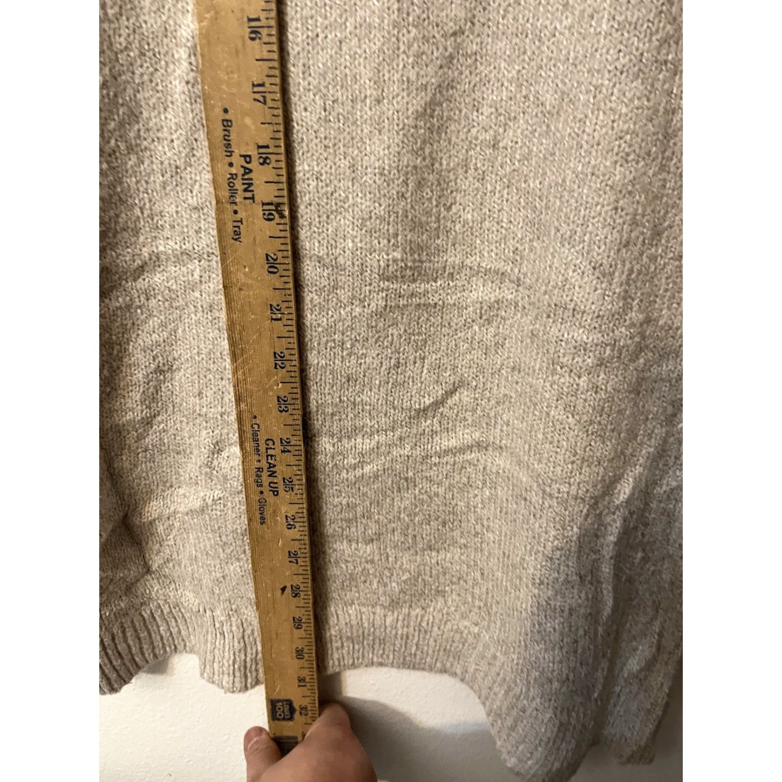 Abercrombie & Fitch Abercrombie & Fitch Sweater Dress Zipper Accents Women’s Size PXS Beige Casual Knit Pullover Crew Neck Long Sleeve Zip Size XS / US 0-2 / IT 36-38 - 4 Thumbnail