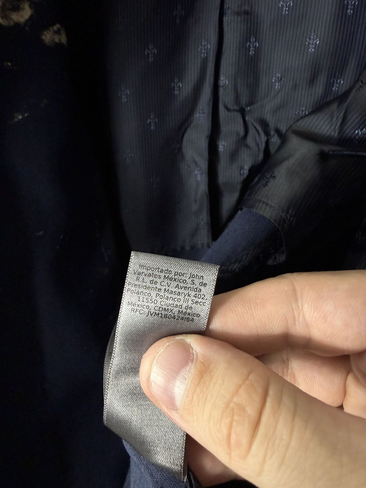 John Varvatos John Varvatos Archival Art Blazer Indigo Paint Splatter Rare Size US L / EU 52-54 / 3 - 18 Thumbnail