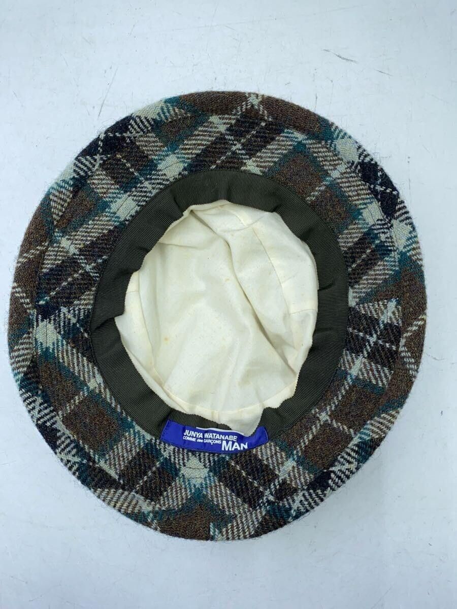 Junya Watanabe Wool Plaid Bucket Hat Size ONE SIZE - 4 Thumbnail