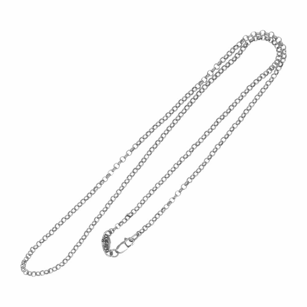 image of Chrome Hearts Silver Roll Chain - 18 Inch, Men's