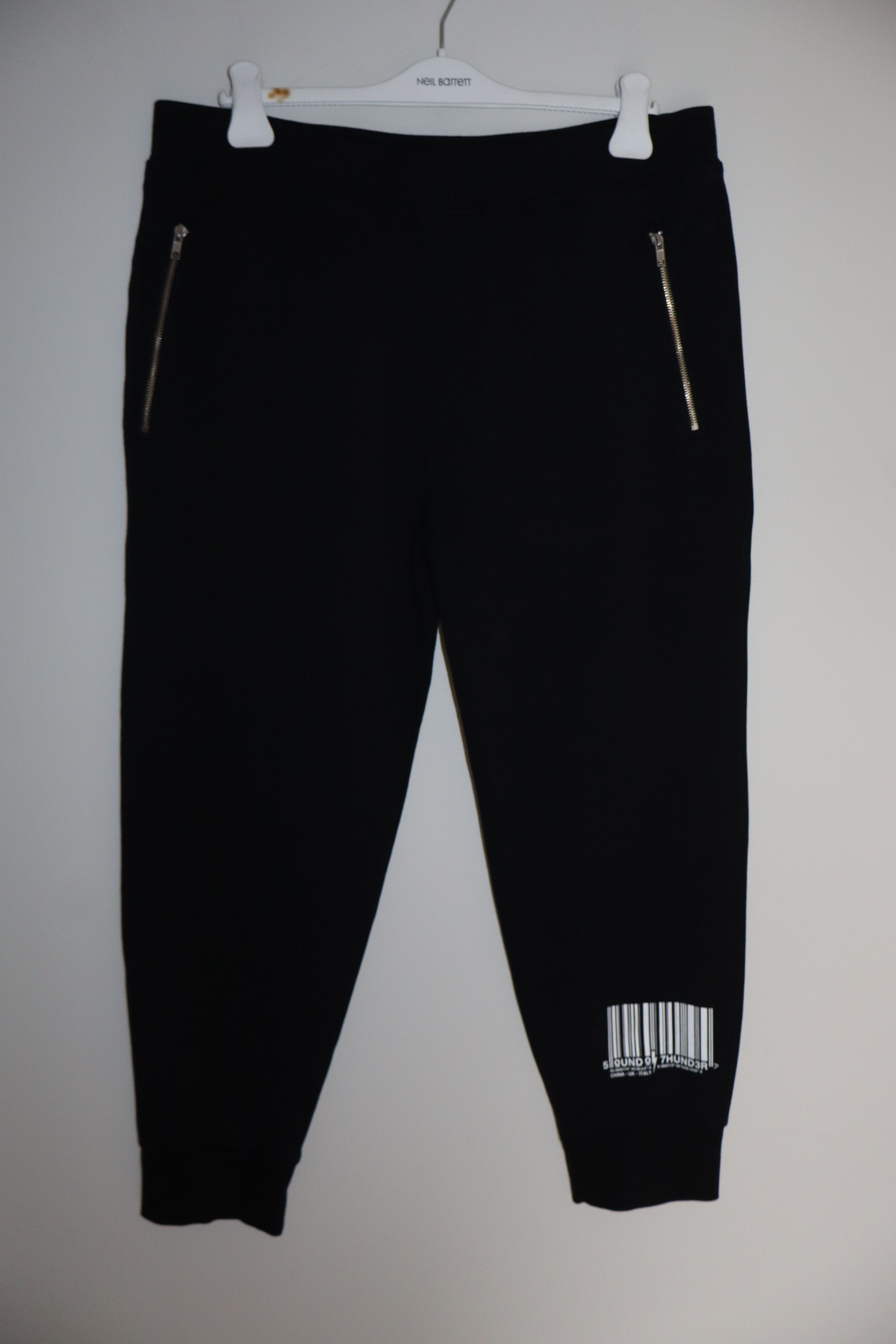 Neil Barrett Sound of thunder neoprene swetpants Size US 38 / EU 54 - 1 Thumbnail